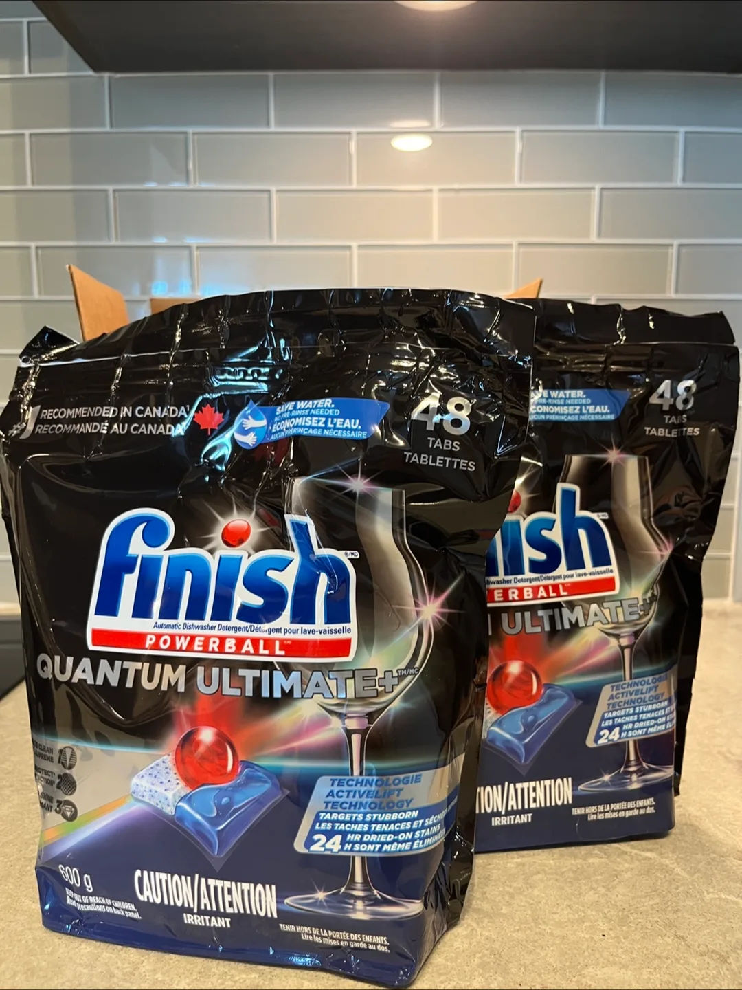 Finish Quantum Ultimate+ Dishwasher Tabs, 96 count