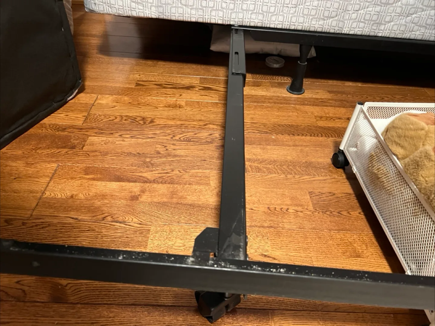 Used queen head board box spring and Frame image indicator(6)