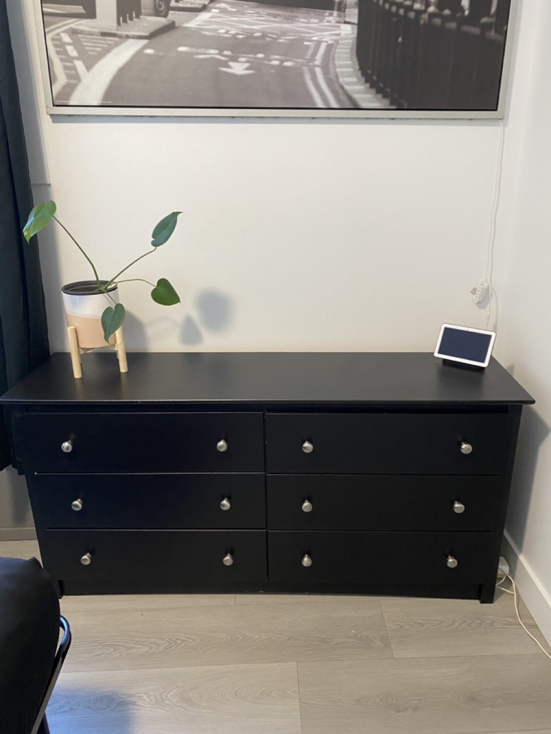 Black 6-Drawer Dresser (59" x 29") - photo 2