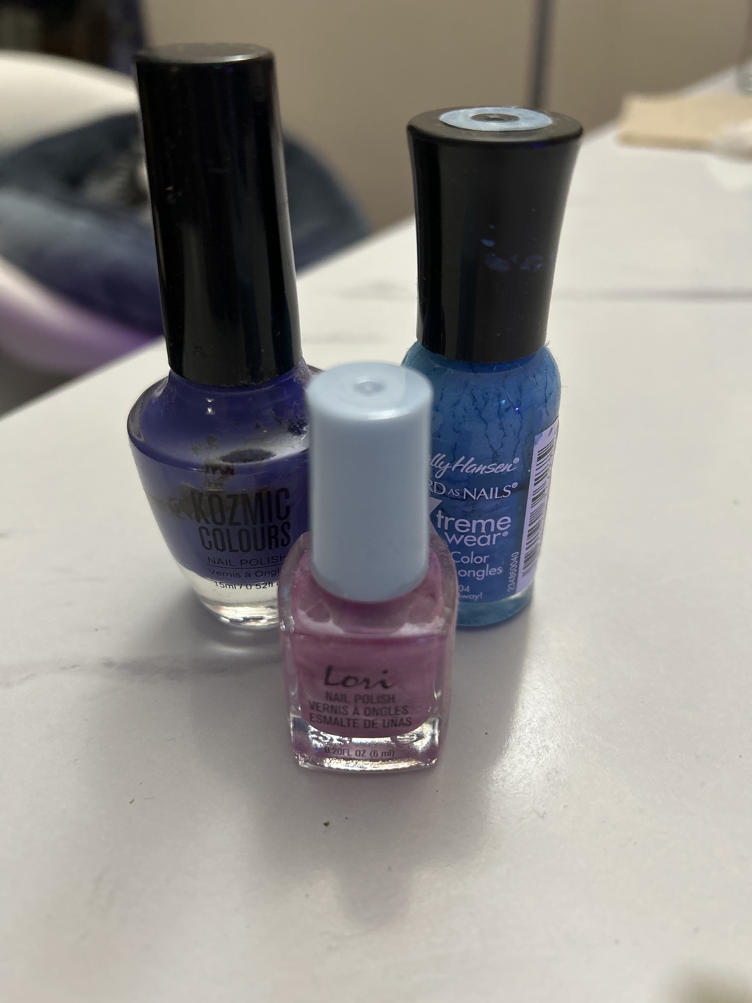 Nail Polish Bundle: Kozmic, Lori, Sally Hansen