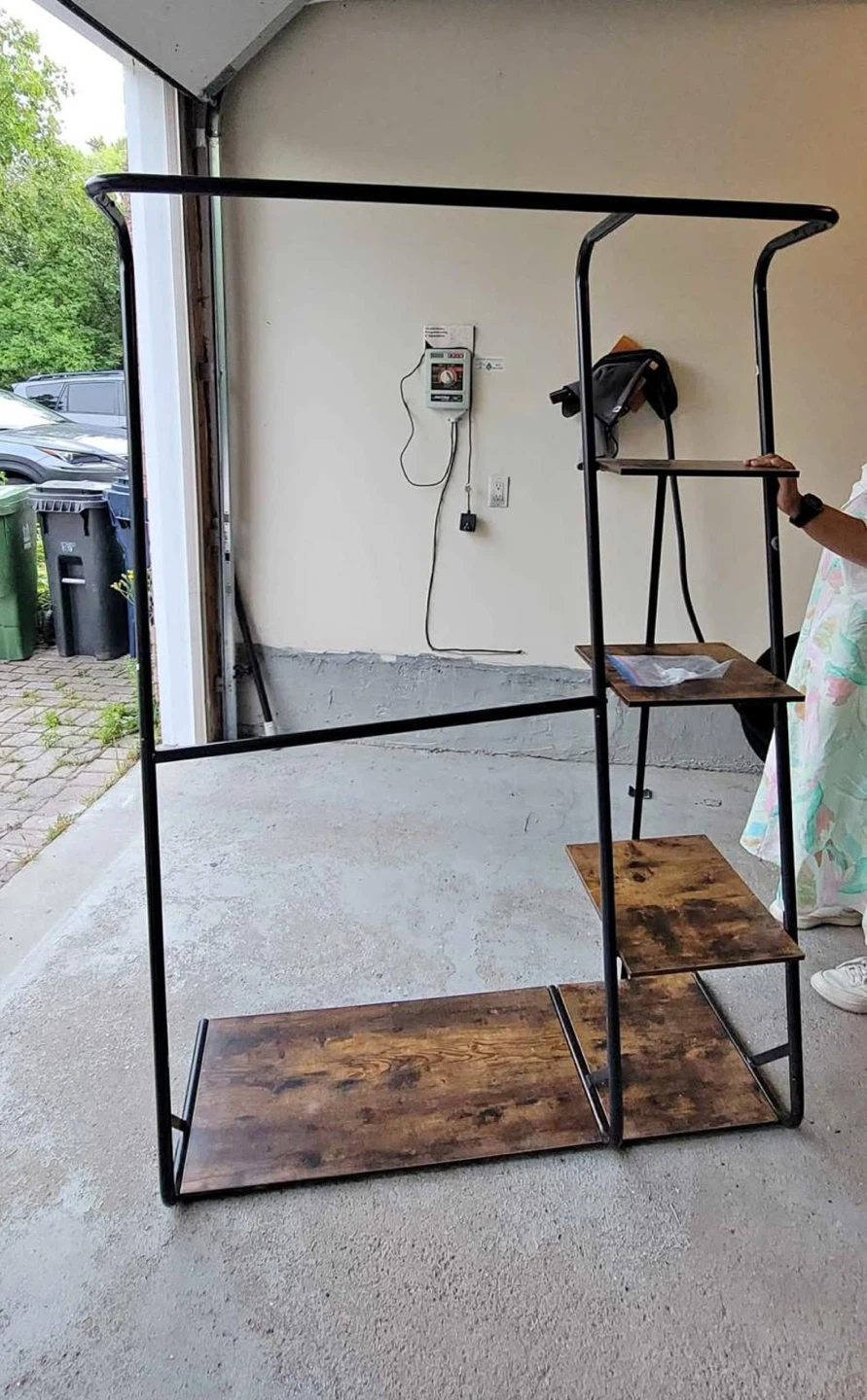 Clothes Rack with Shelves