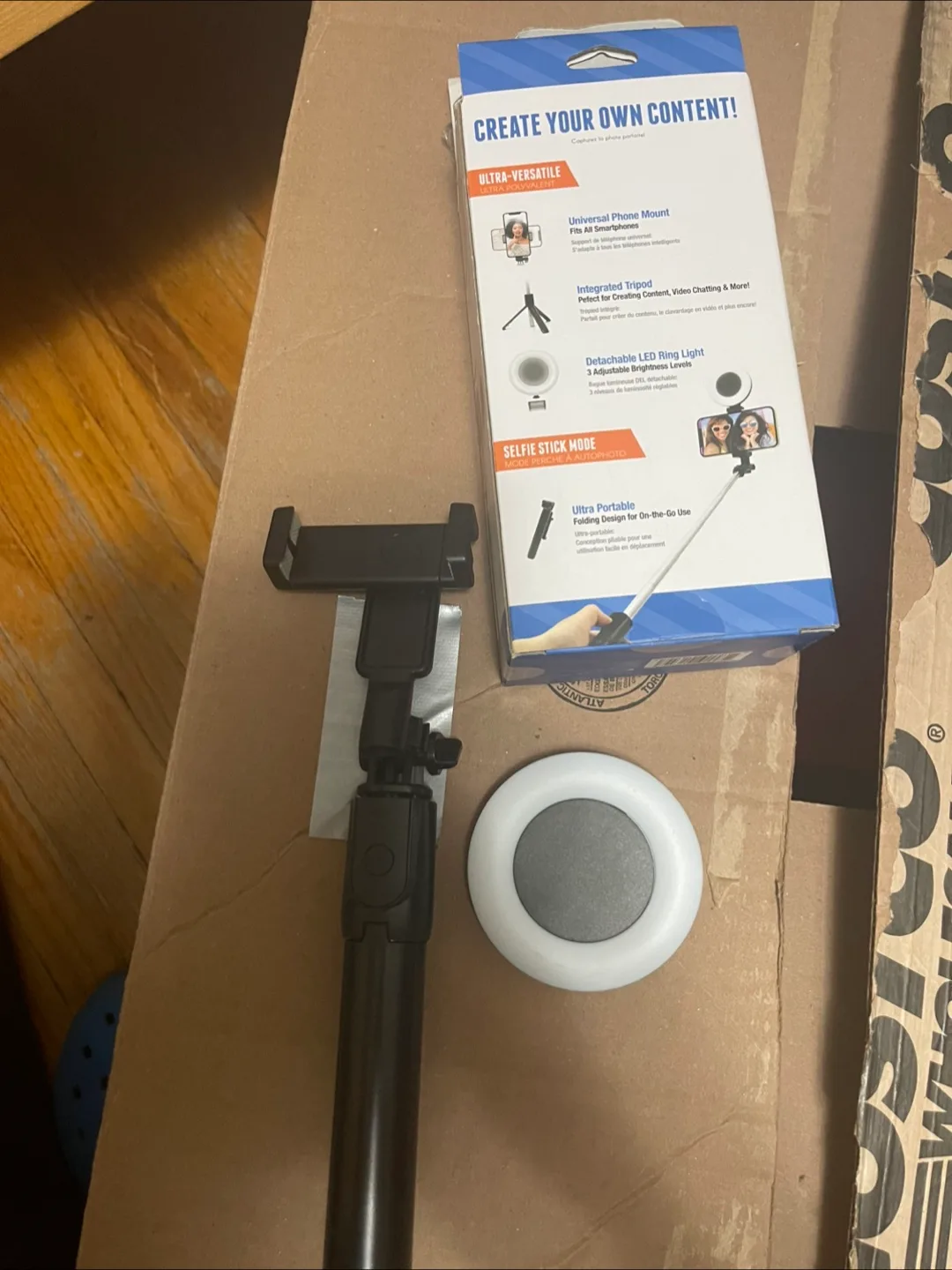 #Selfie Stick 2-in-1 Tripod Selfie Stick - New image indicator(2)