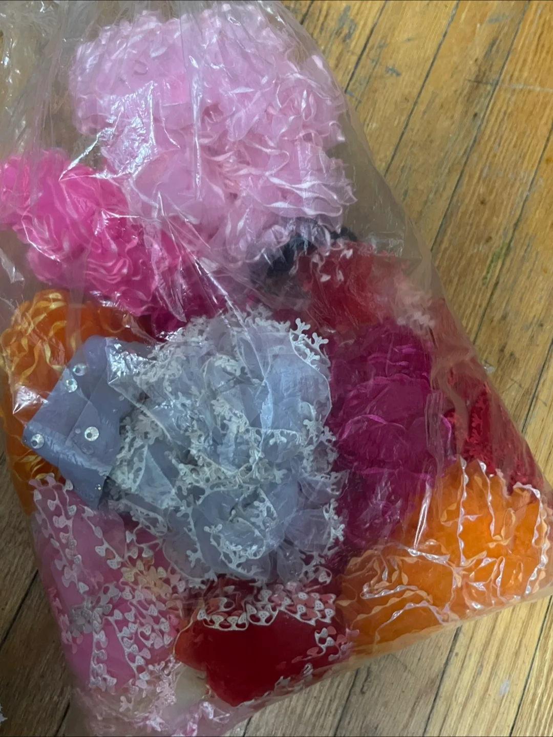 Hair Assorted Colourful Flowers Ties image indicator(3)