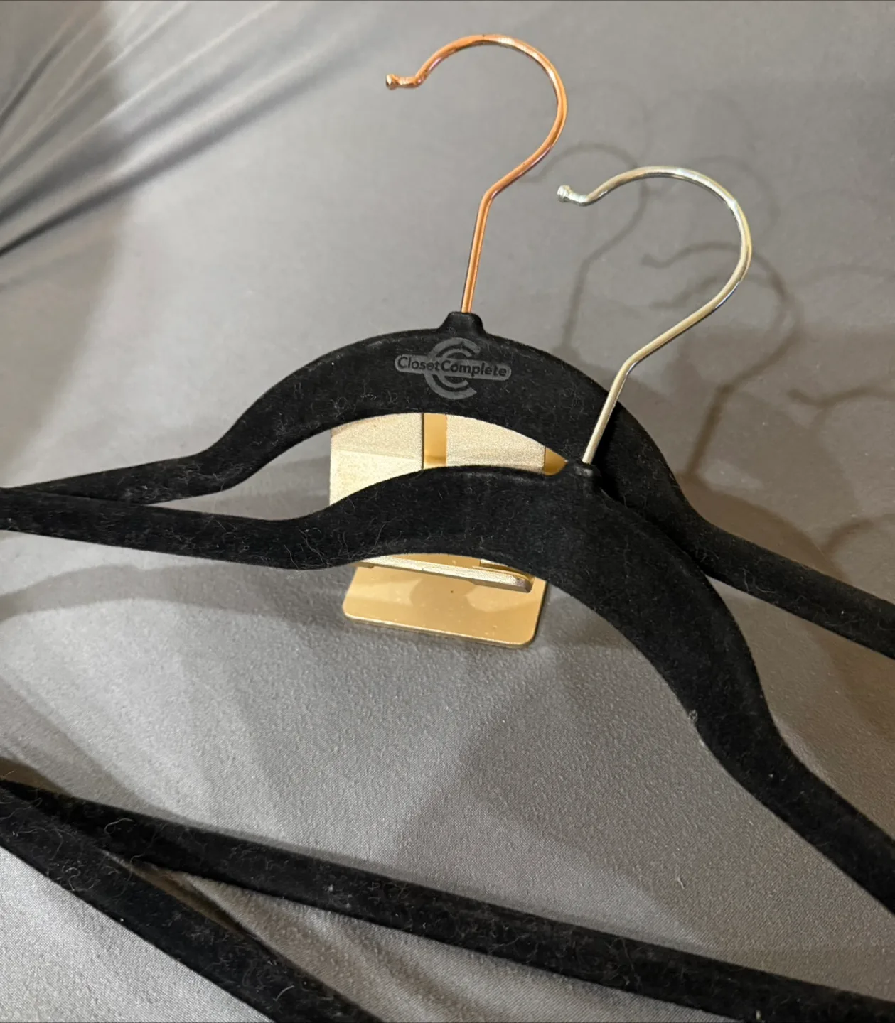 Closet Complete Black Velvet Hangers image indicator(2)