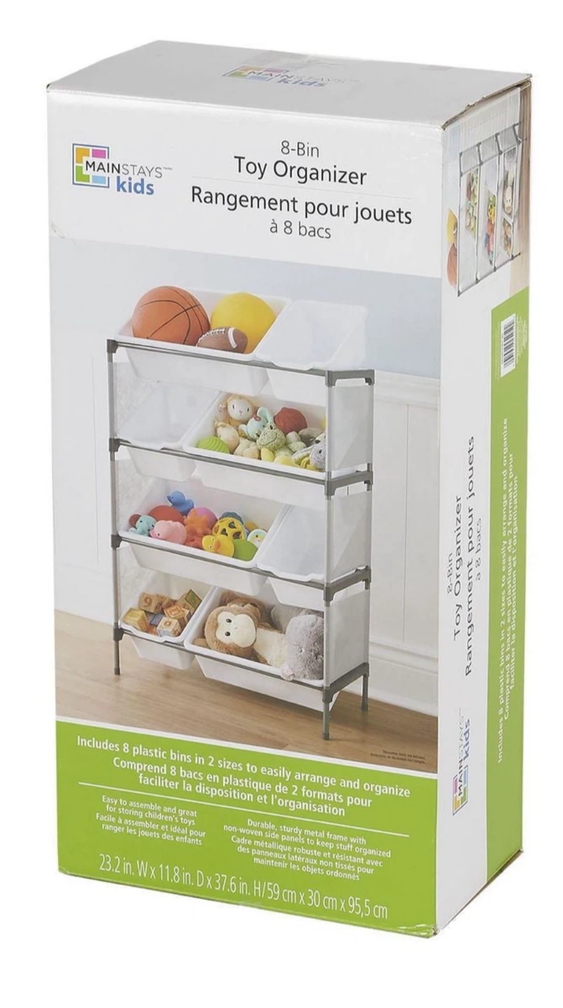 Mainstays Kids 8-Bin Toy Organizer - photo 3