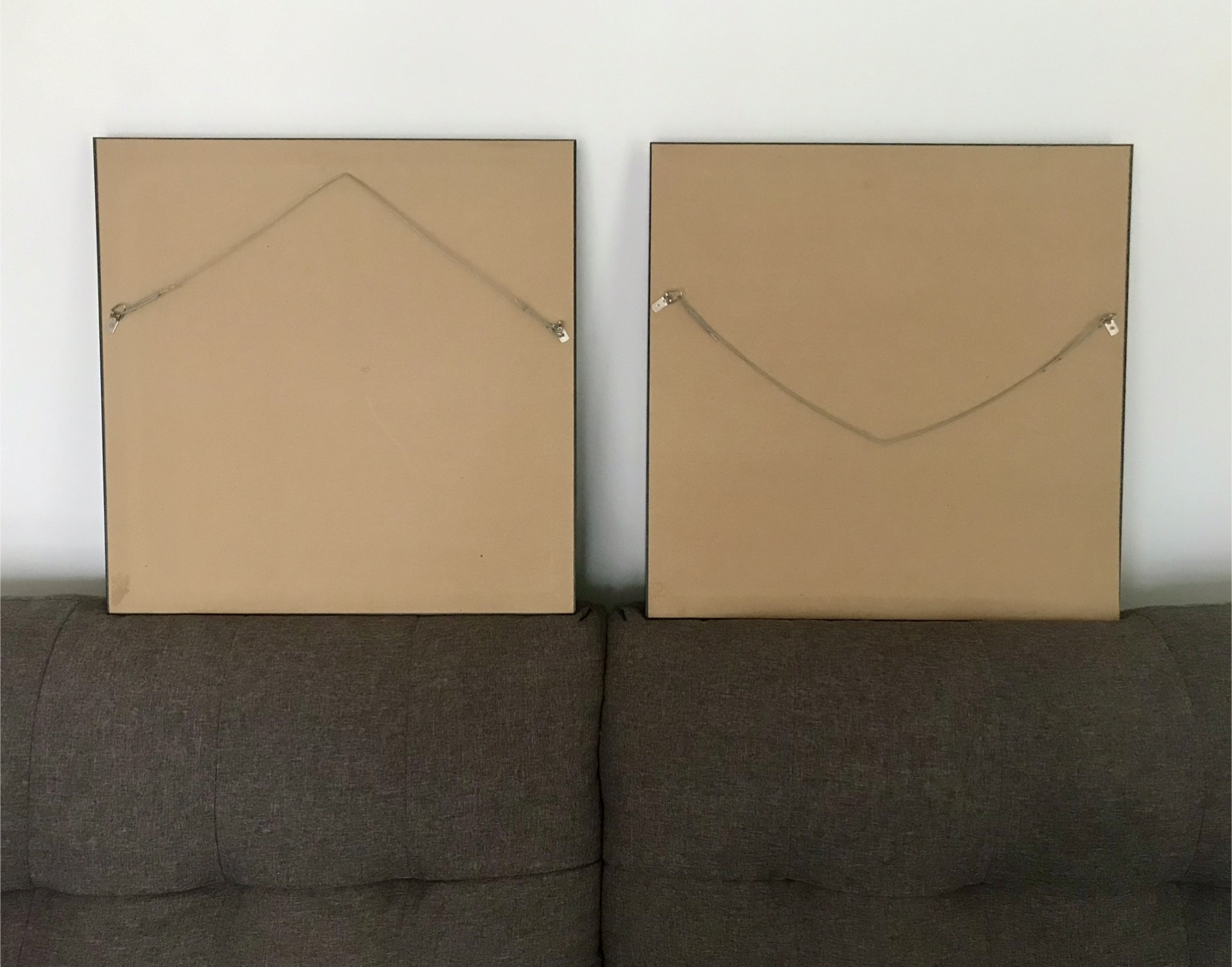 Lg FRENCH BISTRO ART SET, B&W Pair, 22” Square, LIKE NEW! - photo 4