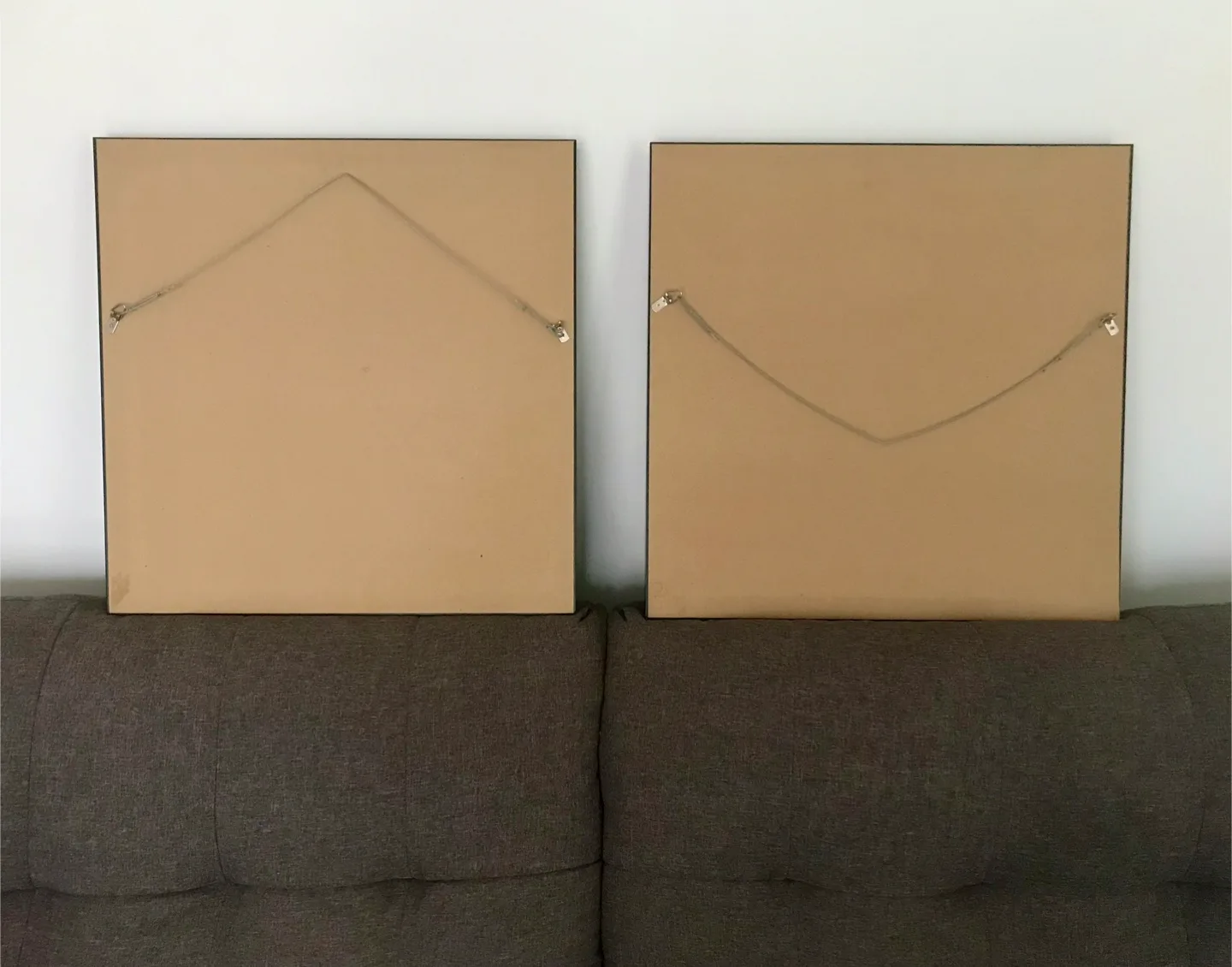 Lg FRENCH BISTRO ART SET, B&W Pair, 22” Square, LIKE NEW! image indicator(4)