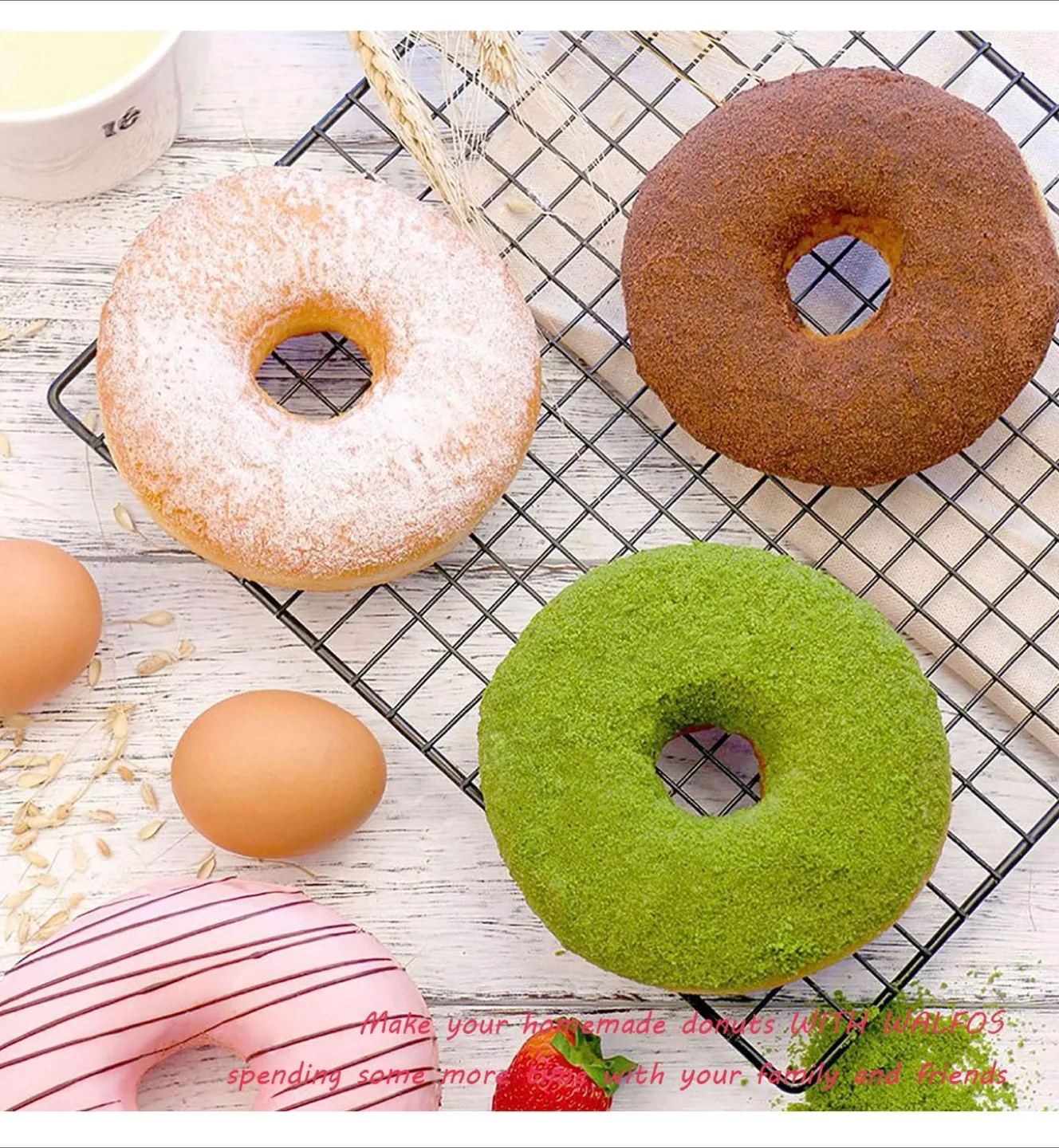 Walfos Silicone Donut Pan - set of 3 , brand new image indicator(7)