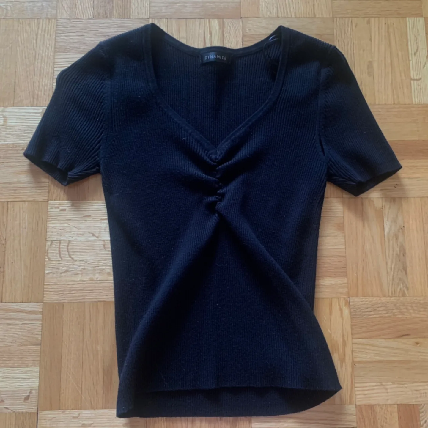 Dynamite Black Cinched Top thumbnail