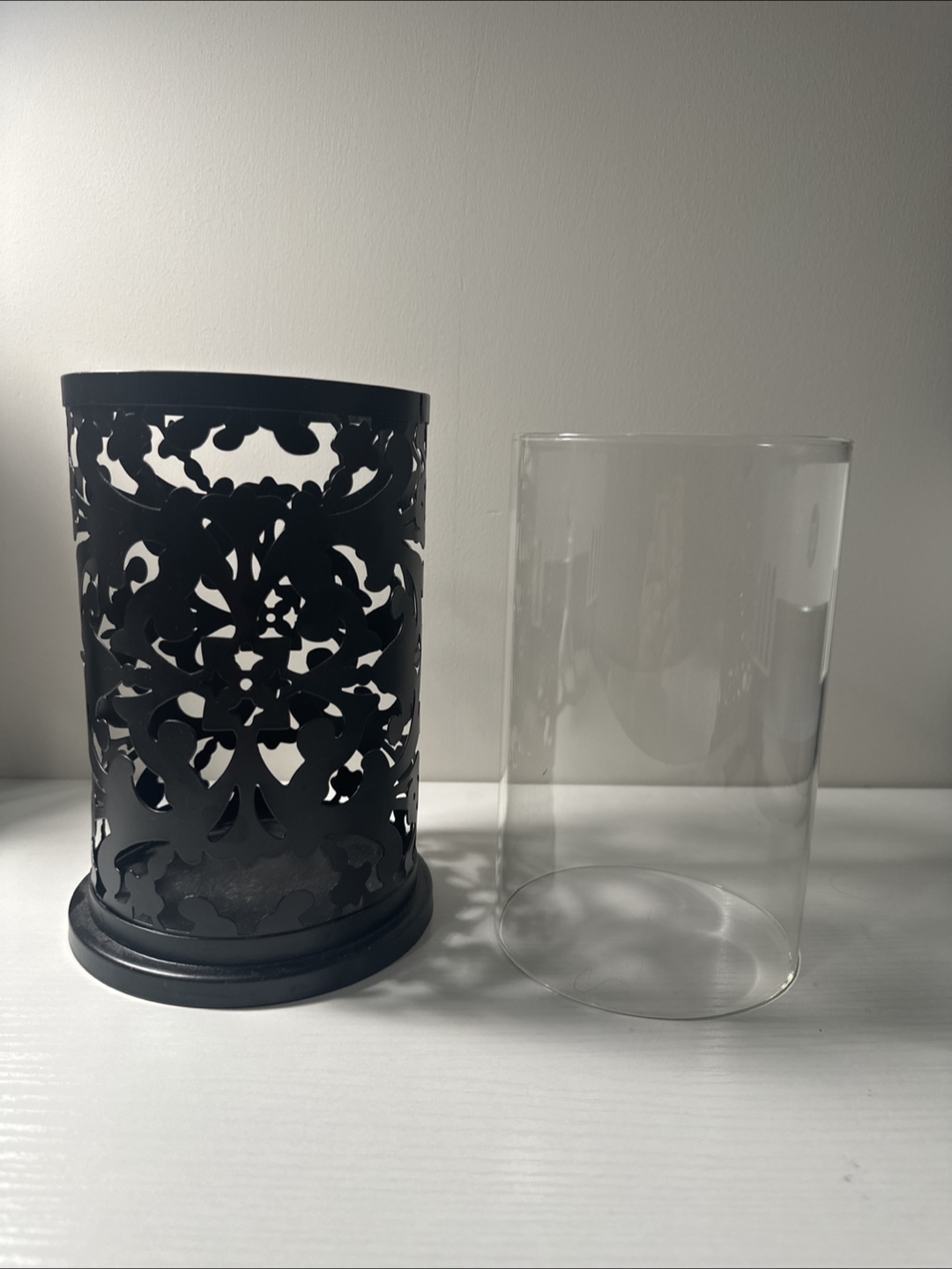 Metal and glass Candle Holder - photo 3