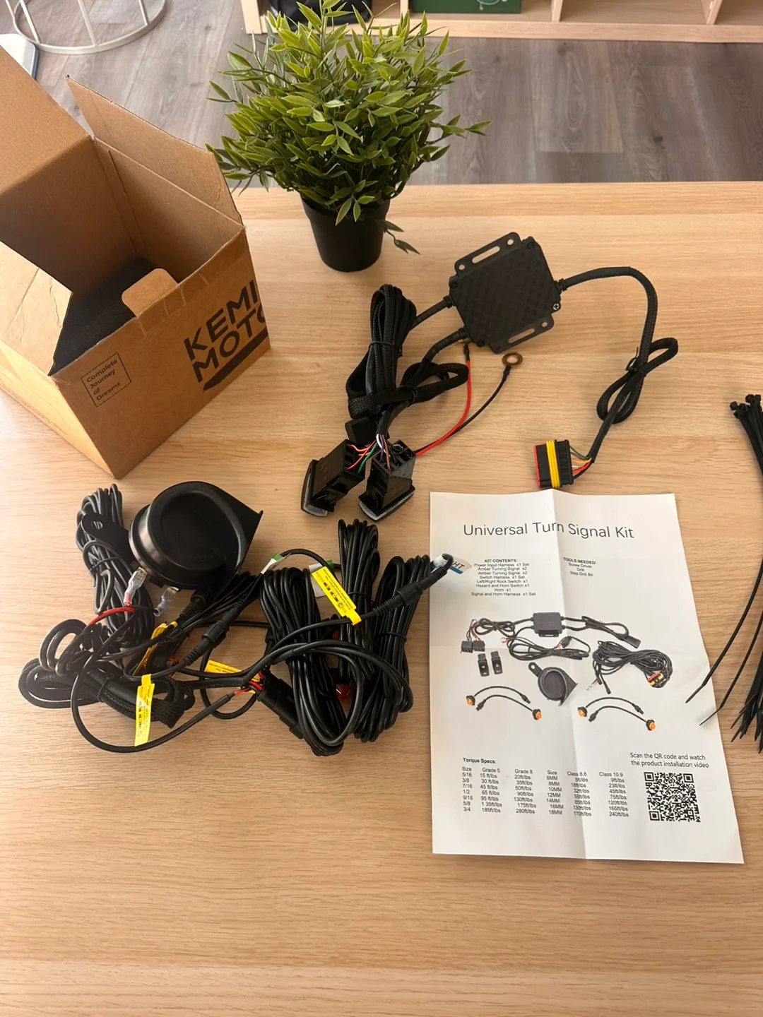 Kemi Moto Universal Turn Signal Kit - New in Box thumbnail