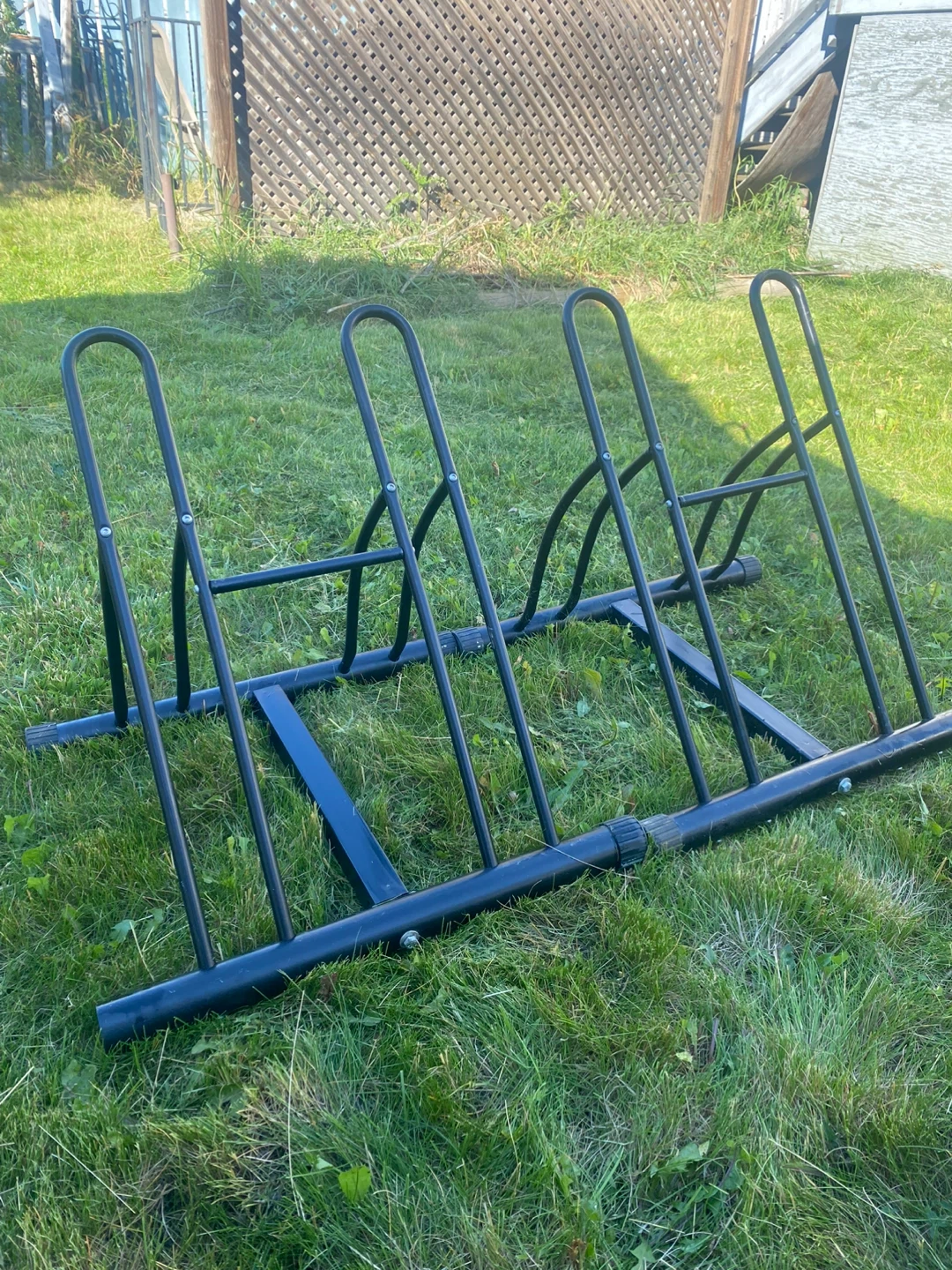 Two Black 2-Bike Rack
