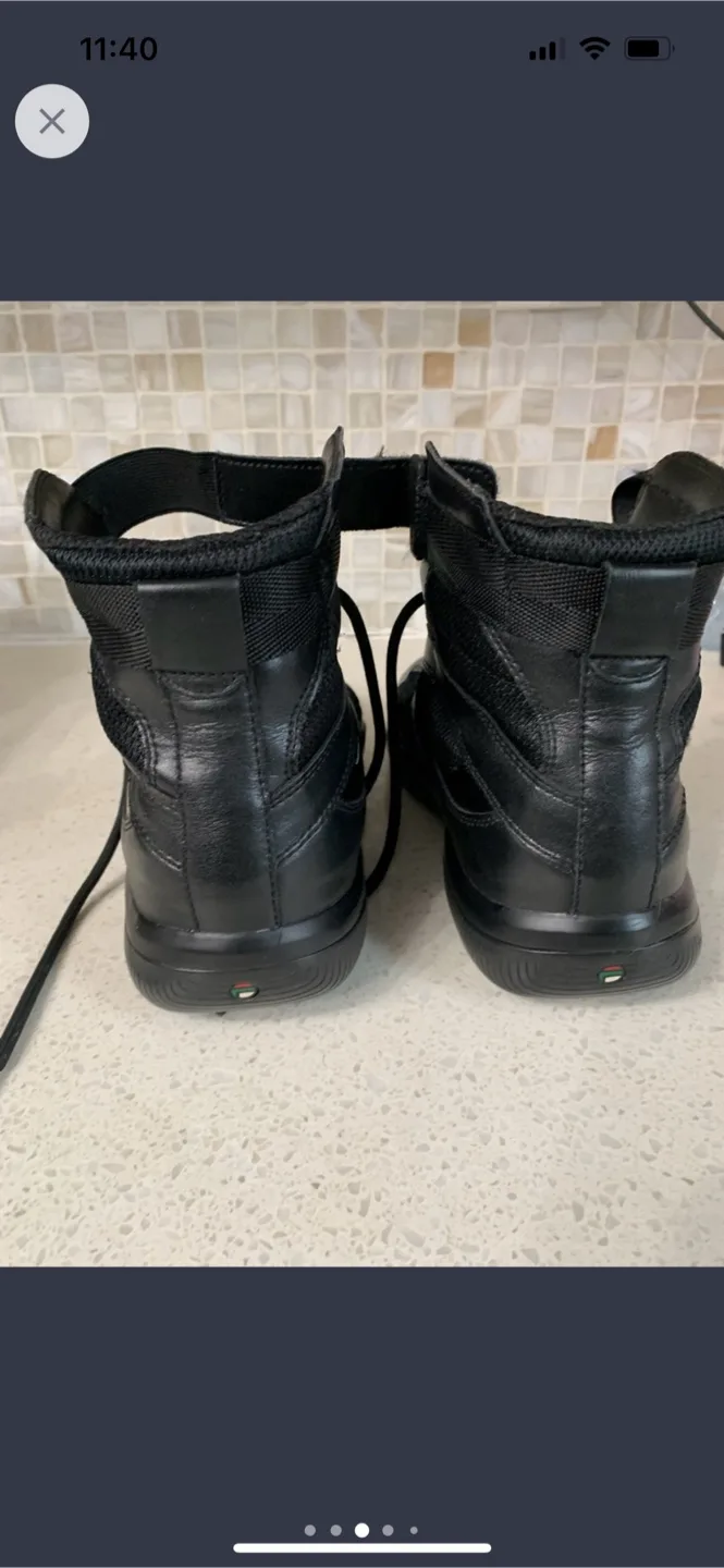 Fila Black High Top Sneakers image indicator(3)