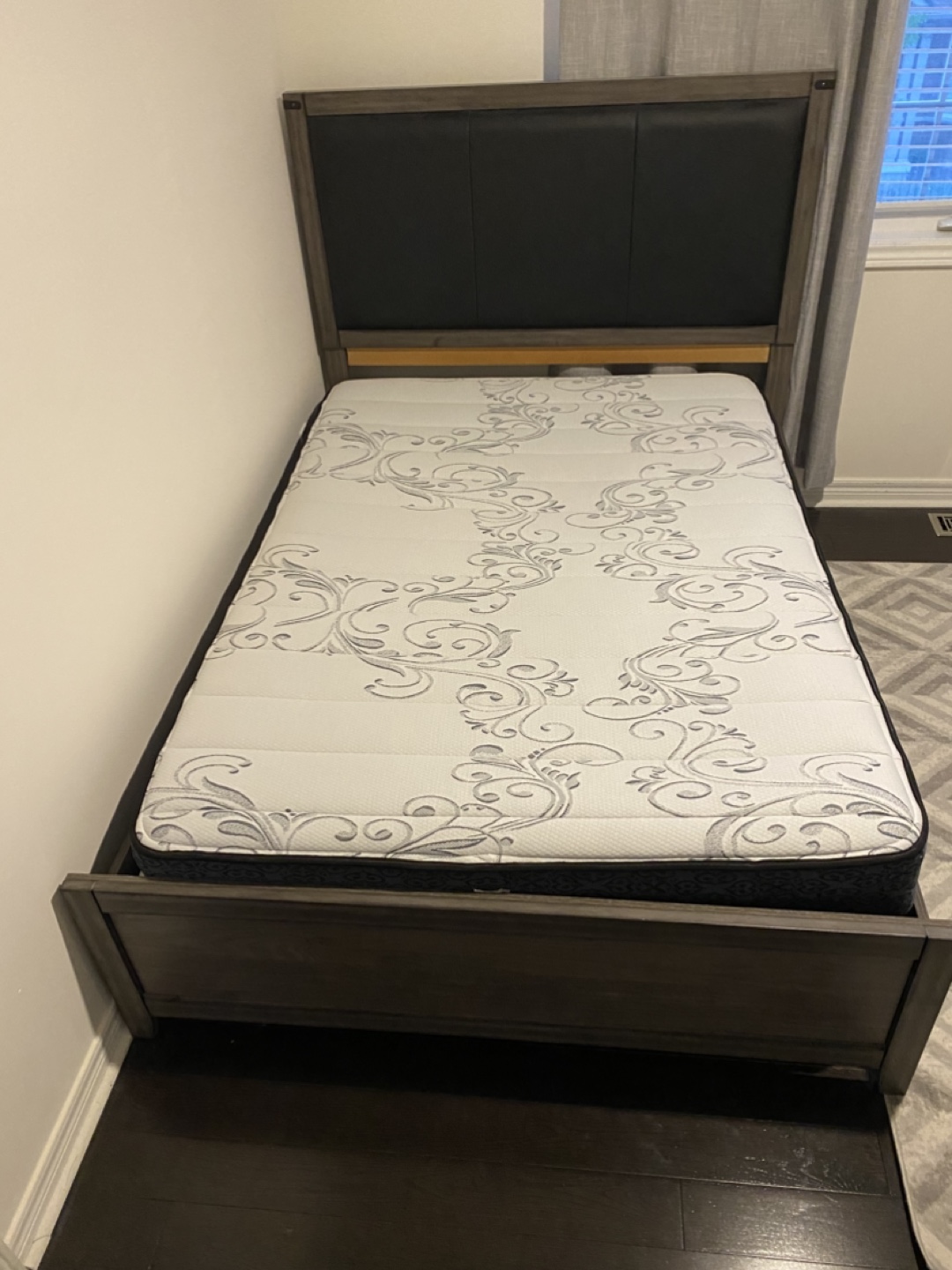 Double/Full Bed Frame with Mattress