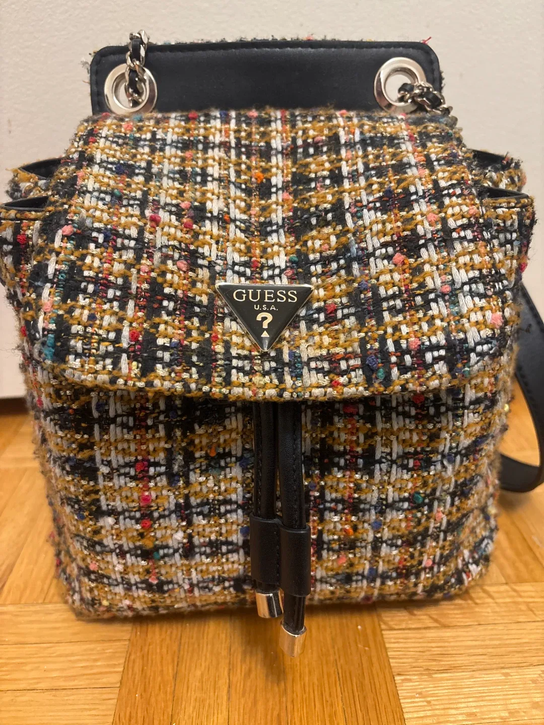 Guess Tweed Mini Backpack image indicator(2)