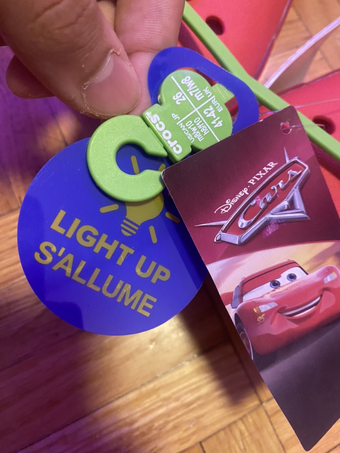 New Crocs Disney Pixar Cars Clog Size 8 - photo 4