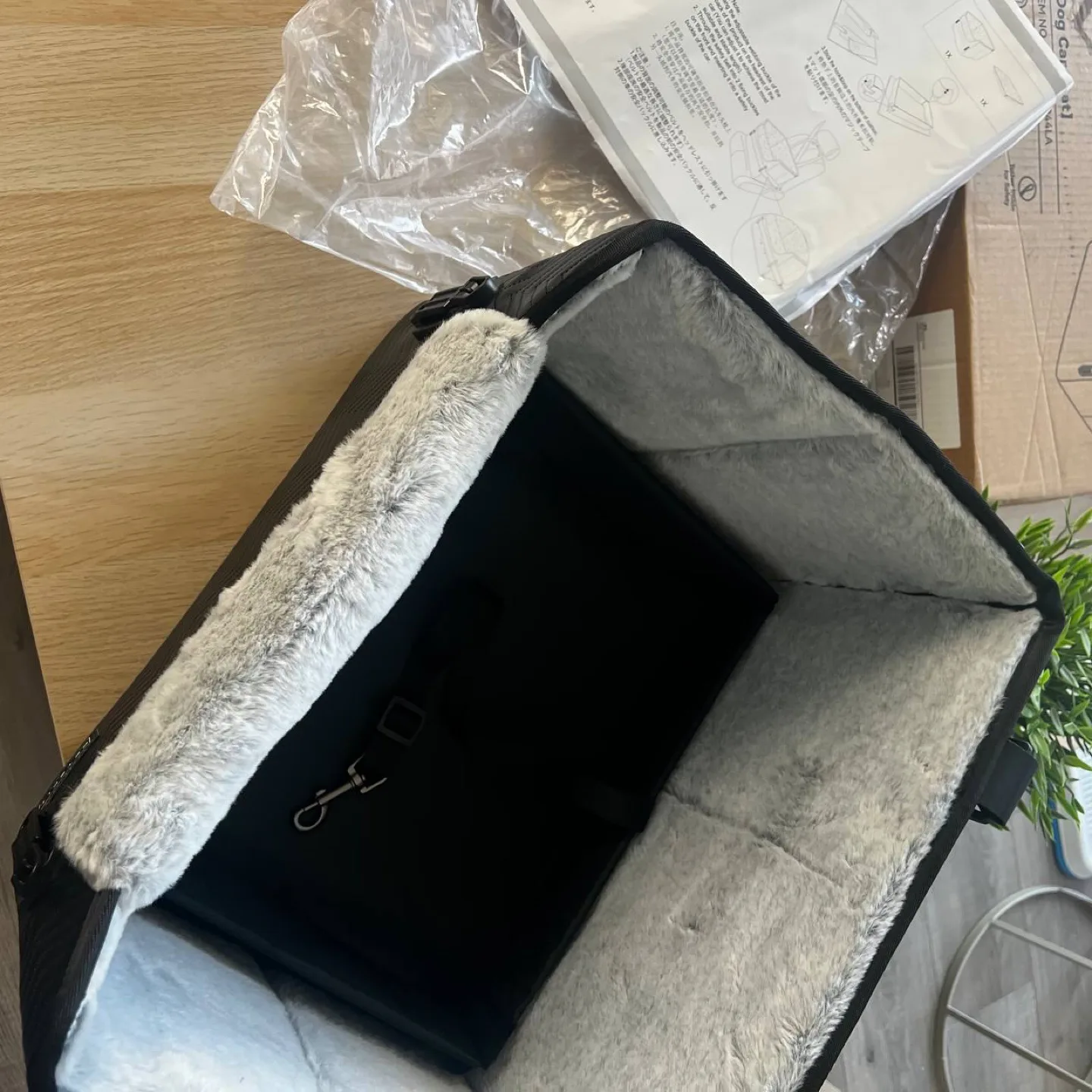 PETSPIT Dog Car Seat, Black image indicator(2)