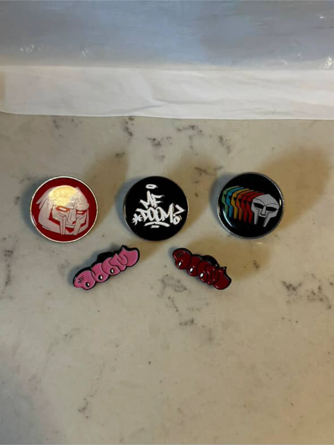 MF DOOM Enamel Pin Set