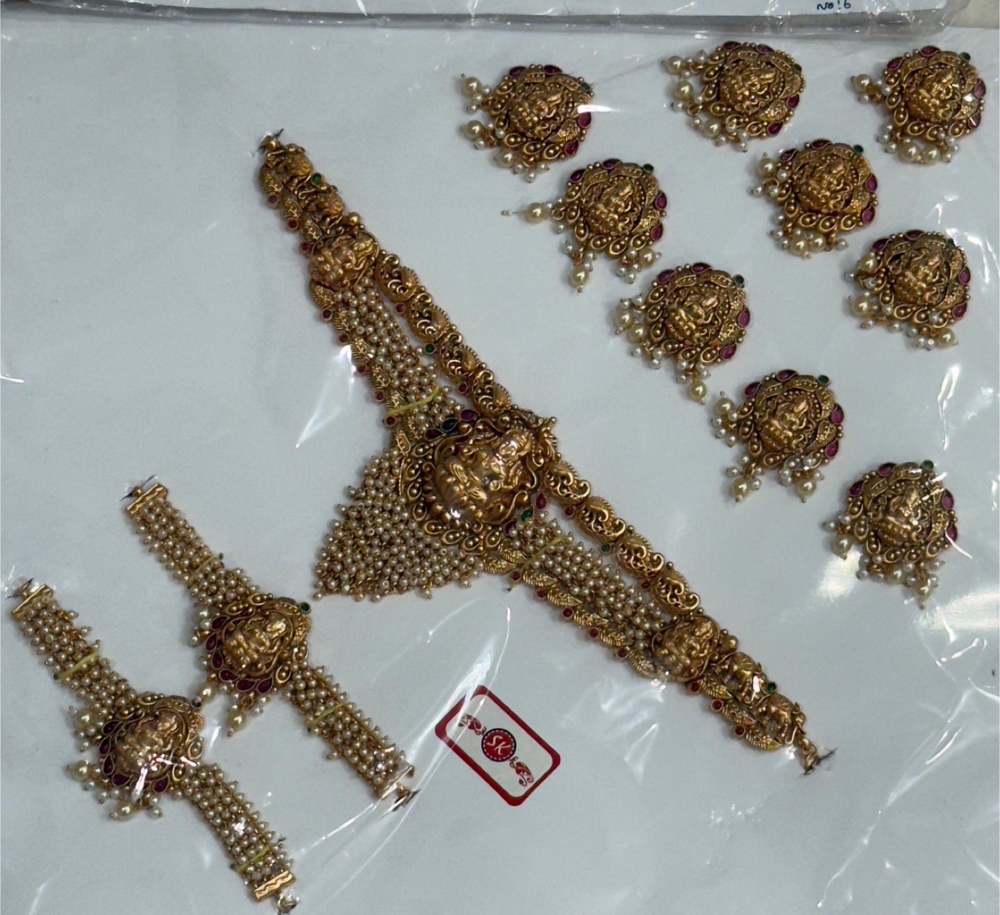 Hindu bridal imitation temple set - photo 2