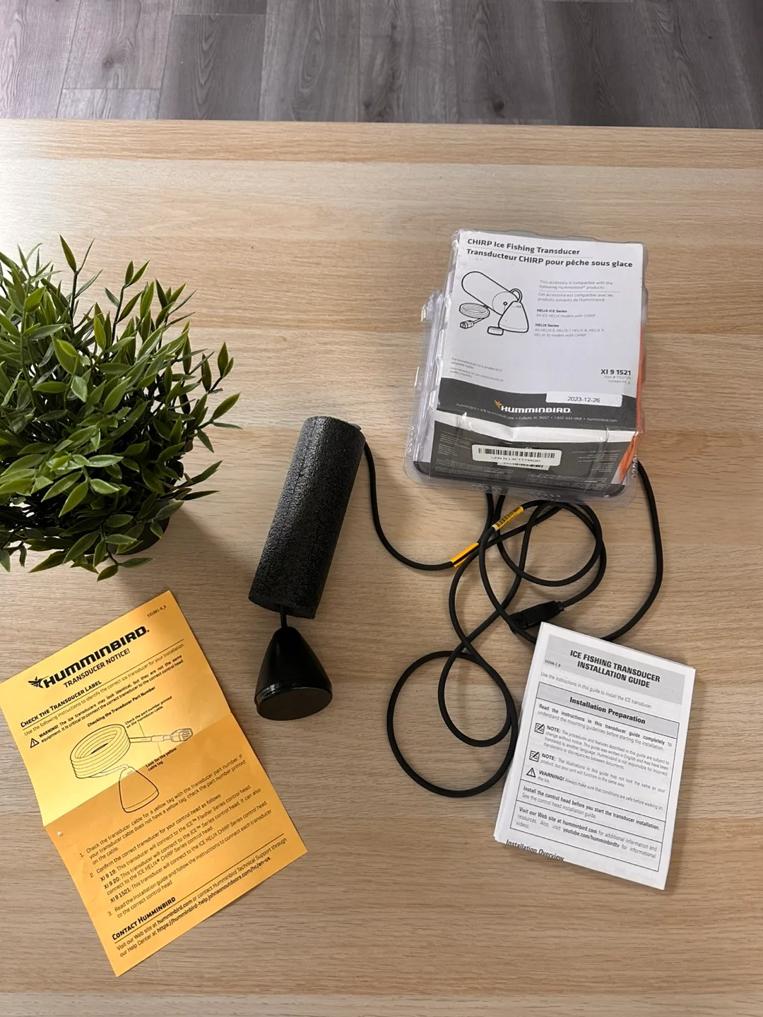 Humminbird CHIRP Ice Fishing Transducer