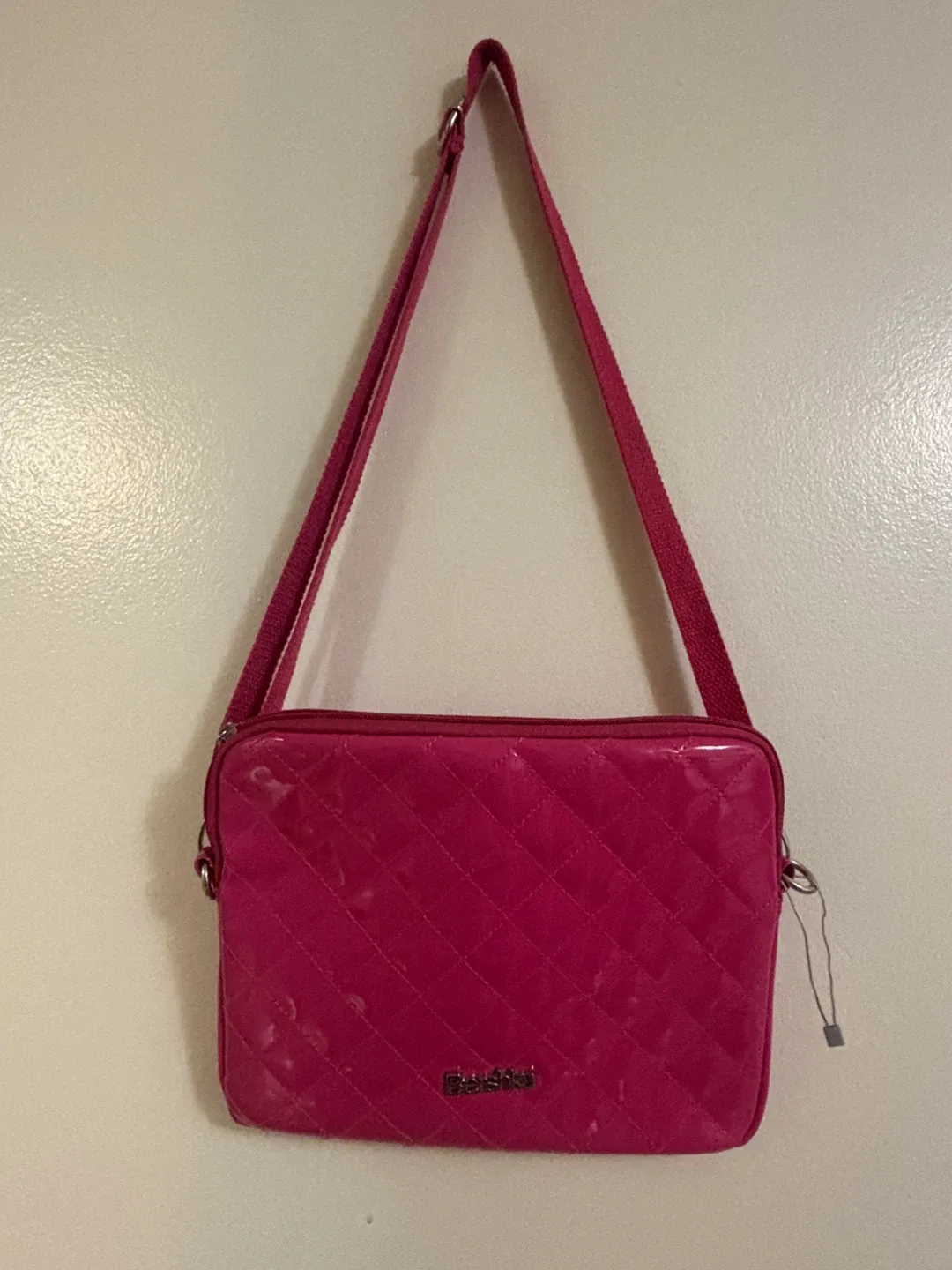 Glossy Pink Crossbody Bag image indicator(2)
