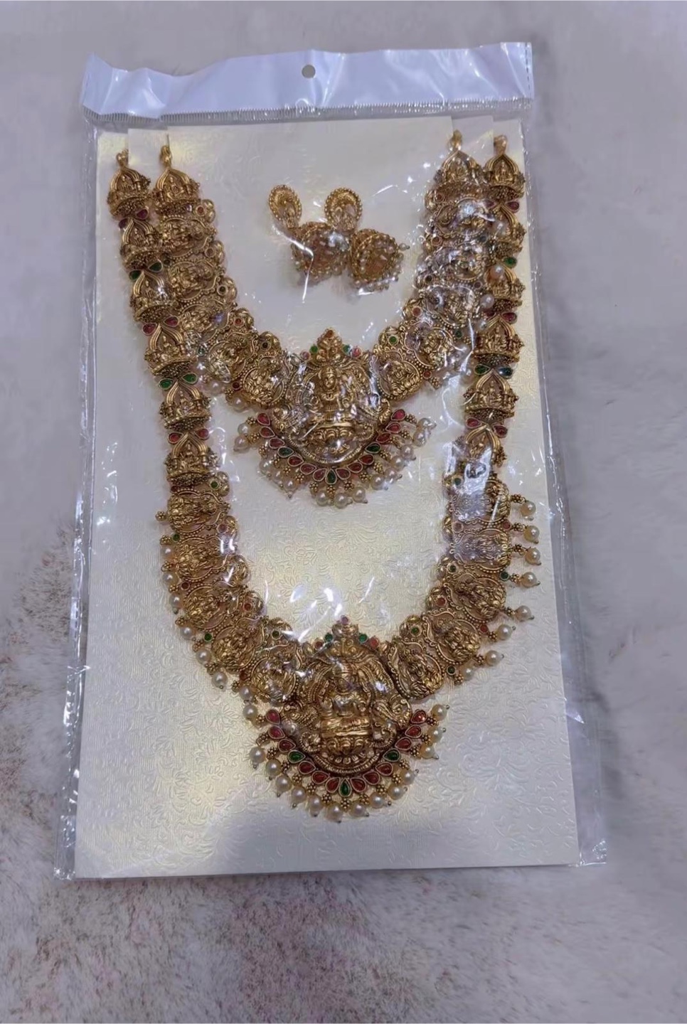 Imitation Gold Indian Jewelry Set