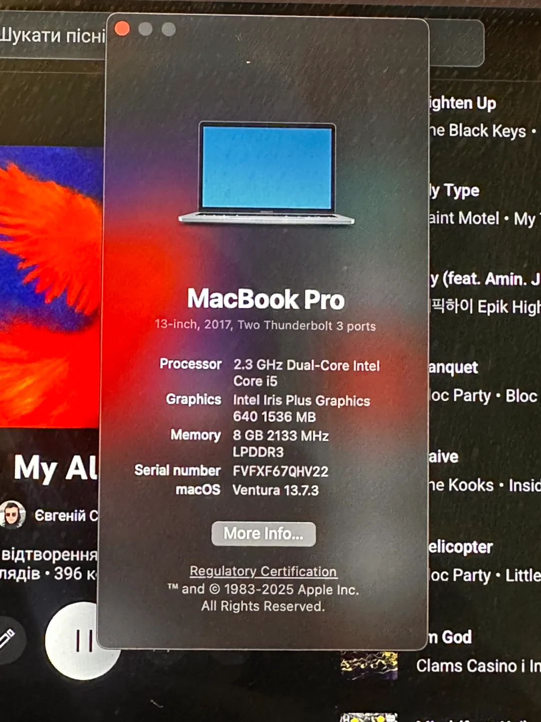 MacBook Pro 13-inch, 2017 image indicator(5)