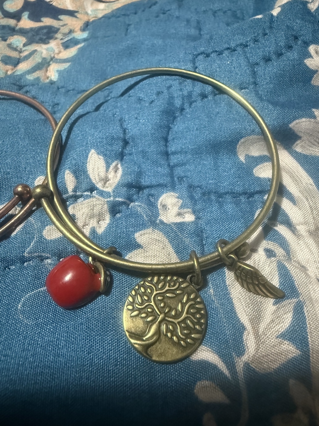Charm Bracelets: Tree of Life, Apple, Angel Wing - photo 3