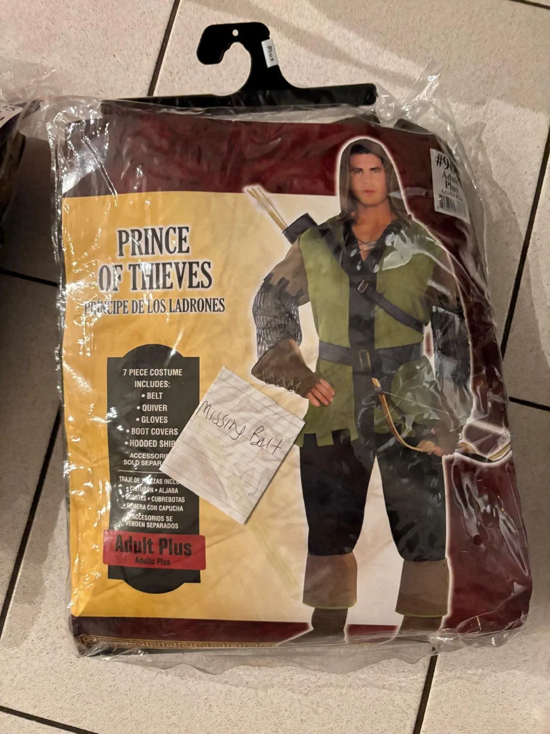 Prince of Thieves Adult Plus Costume thumbnail