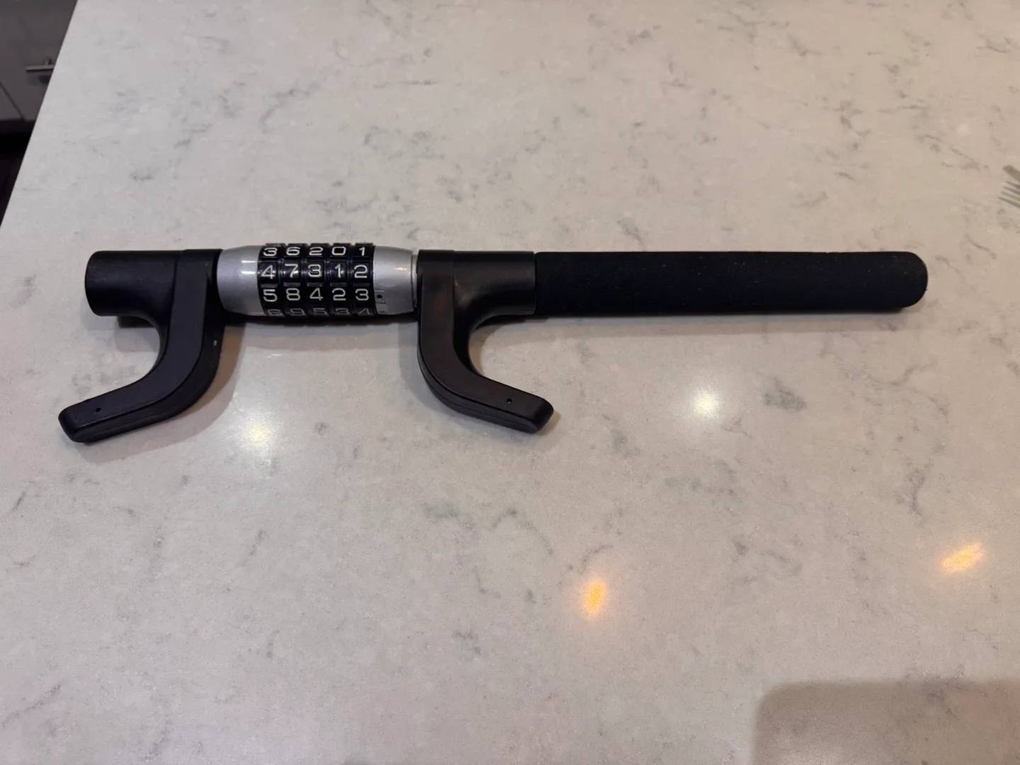 Steering Wheel Lock with Combination