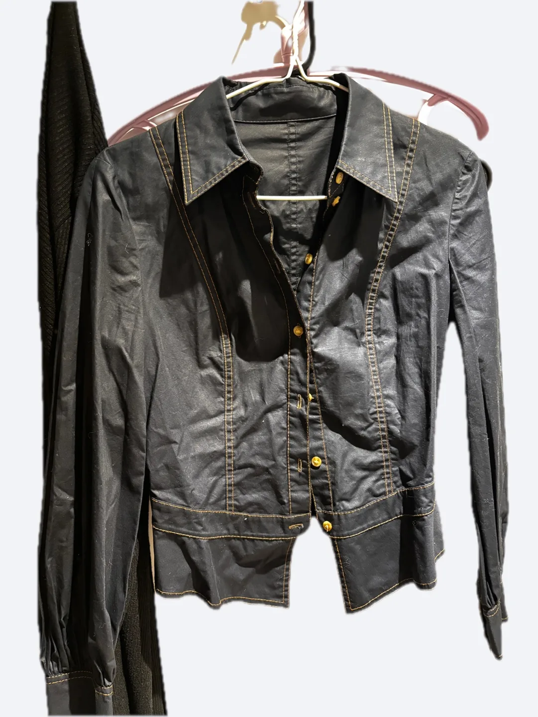 Black Button-Down Long Sleeve shirt thumbnail