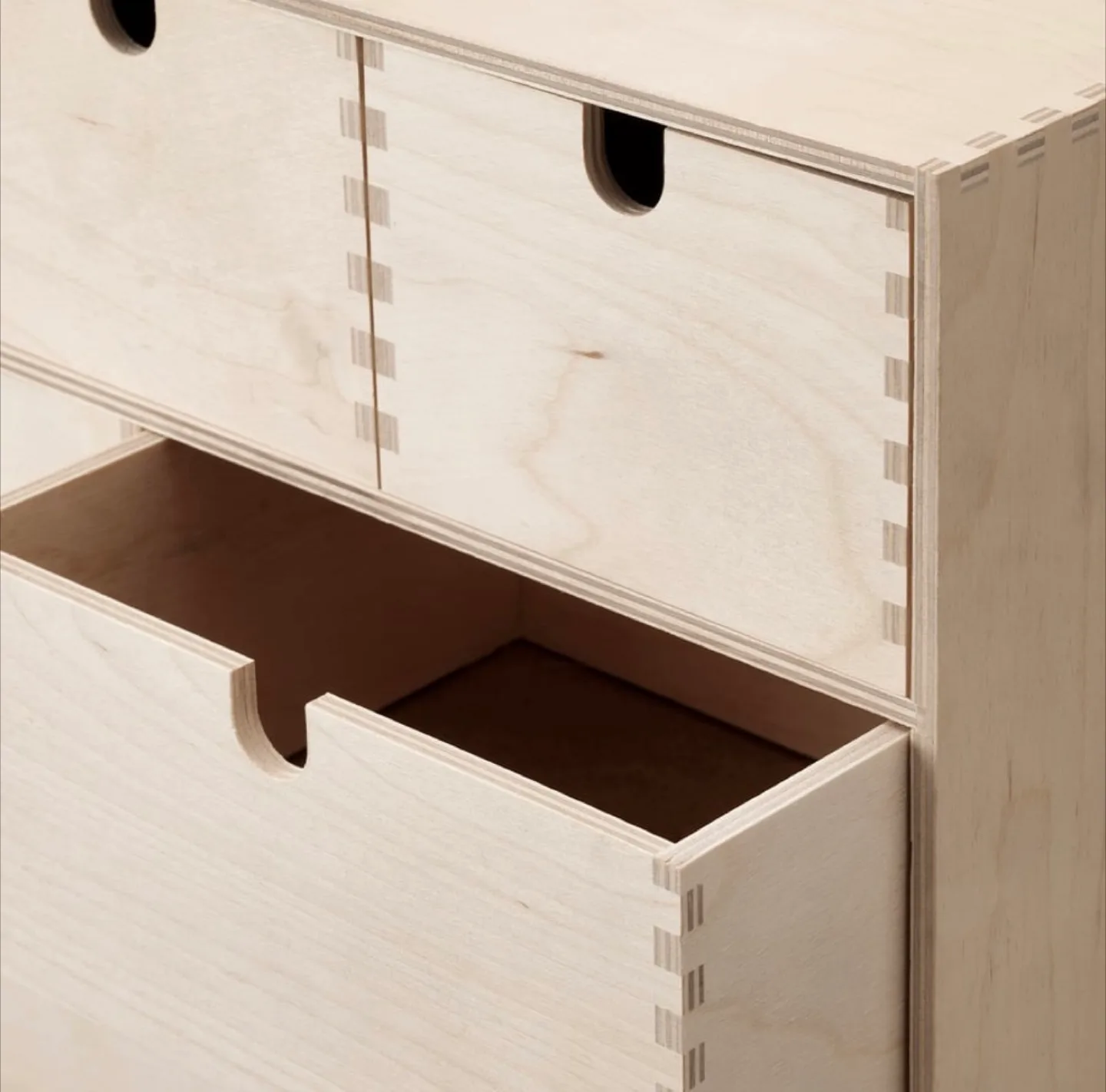 Ikea Moppe Mini Chest of Drawers, Birch Plywood image indicator(3)