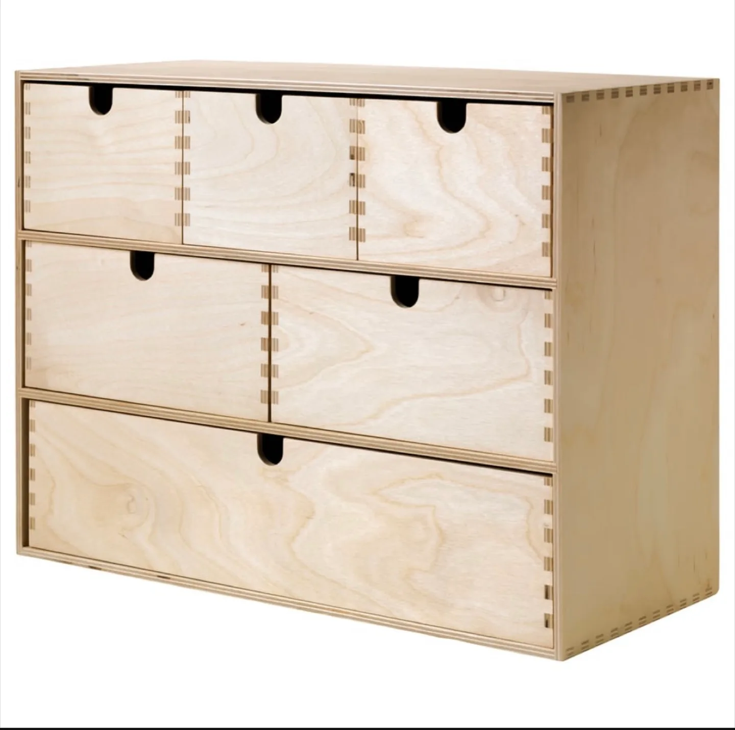 Ikea Moppe Mini Chest of Drawers, Birch Plywood image indicator(5)