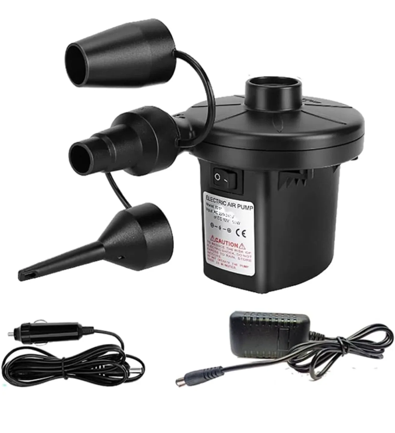 Electric Air Pump with 3 Nozzles thumbnail
