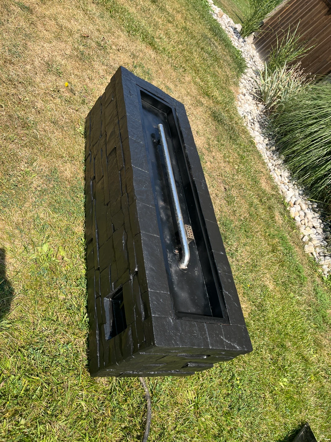 🔥 Outdoor Propane Fire Pit – 48” x 15” x 15” Good Condition 🔥 - photo 5