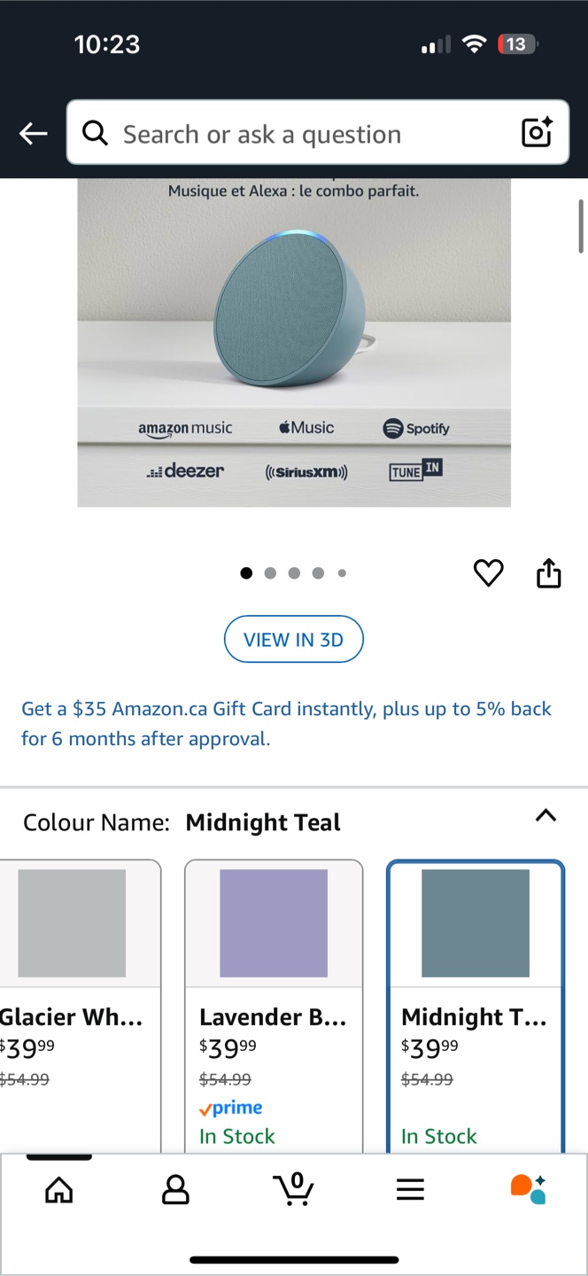 Amazon Echo Pop - Midnight Teal - photo 2