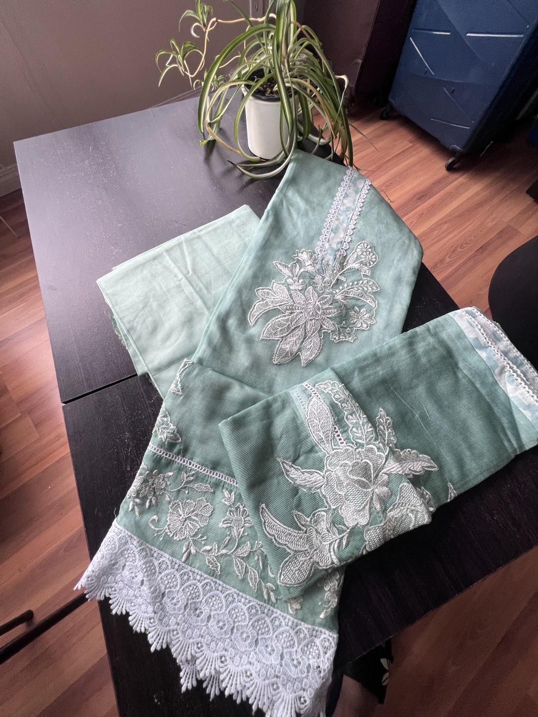 Floral Embroidered Unstitched Suit