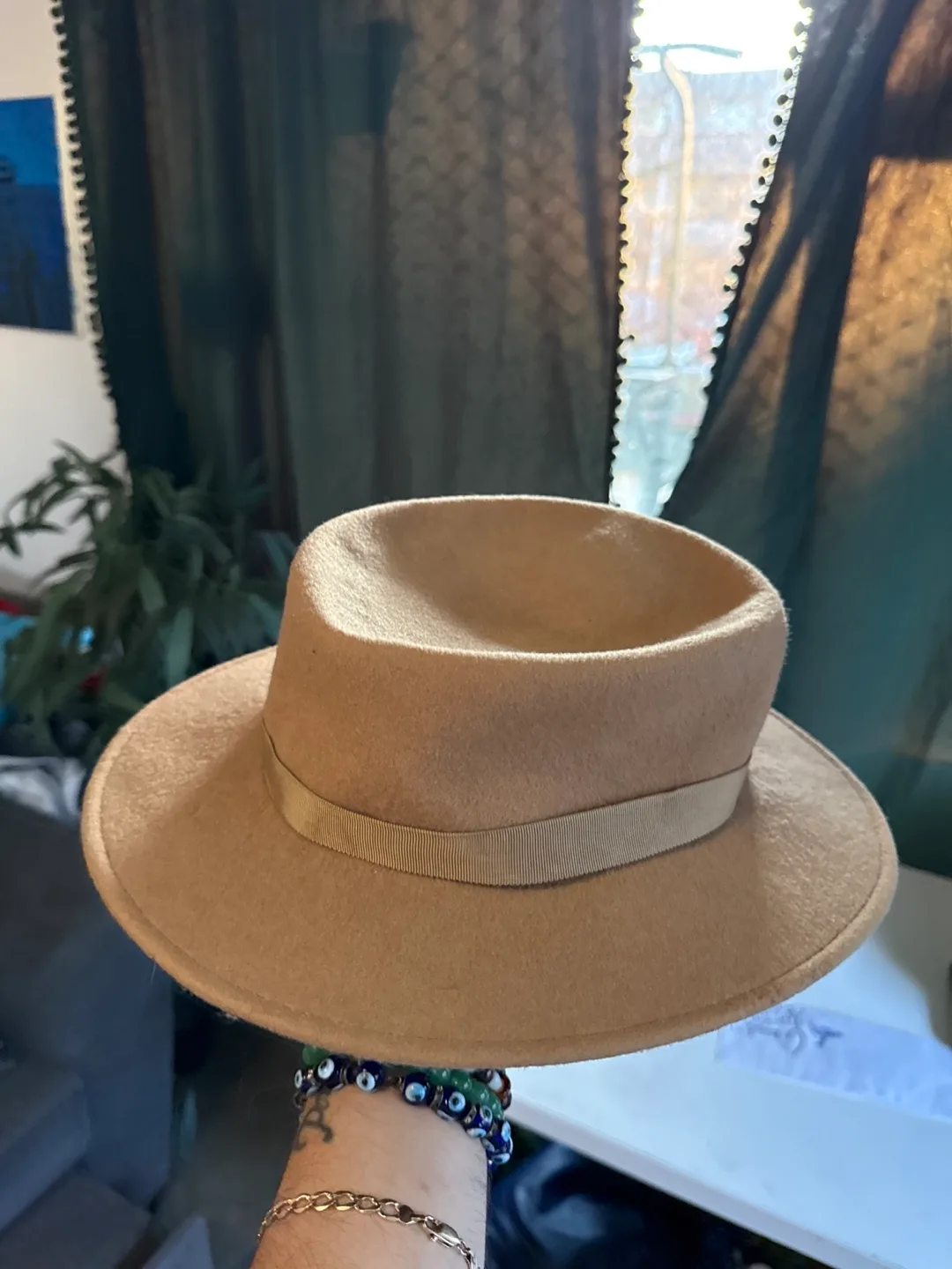 Lancaster Beige Wool Hat image indicator(3)