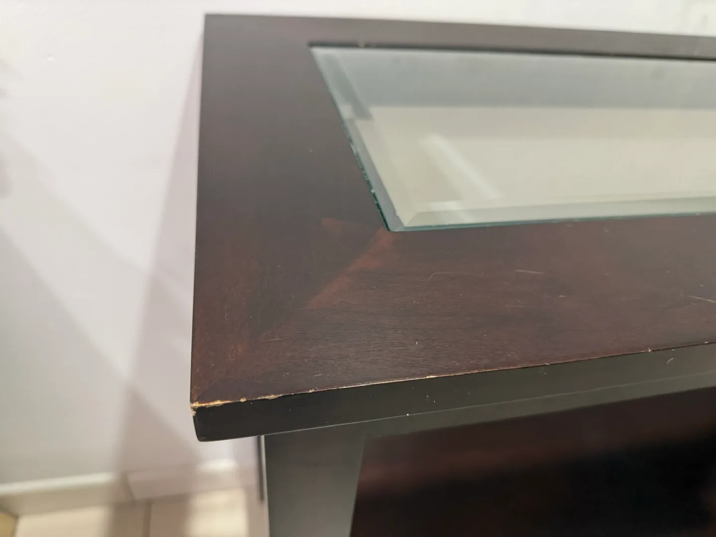 Console Table with Glass Top image indicator(4)