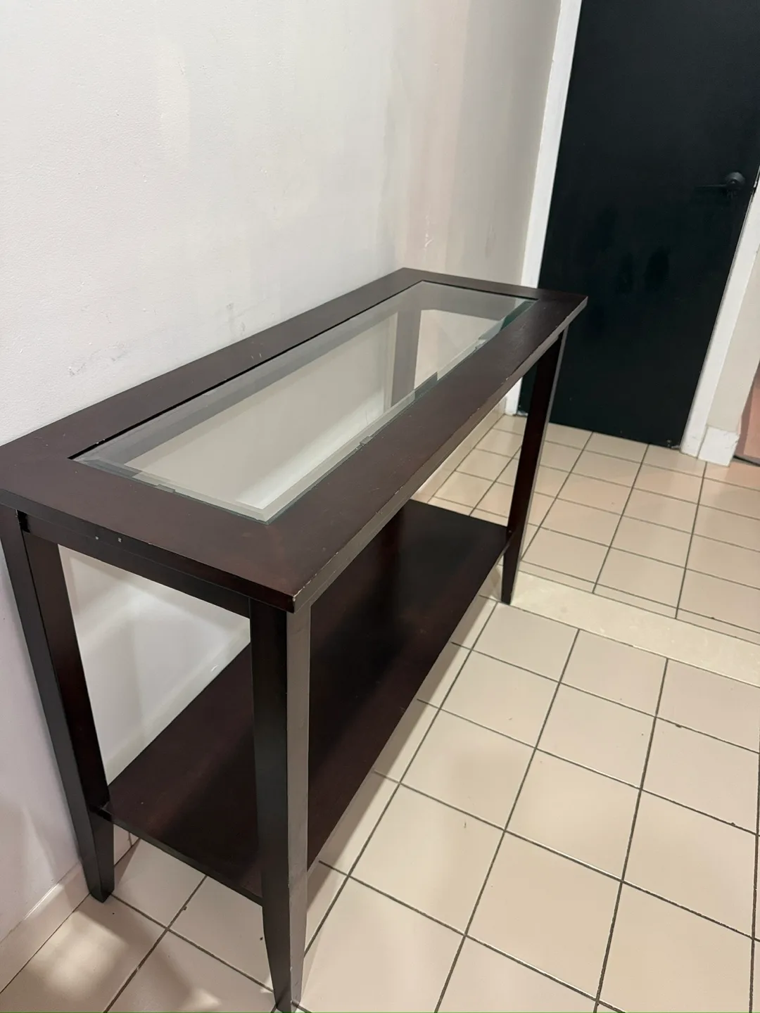 Console Table with Glass Top image indicator(3)