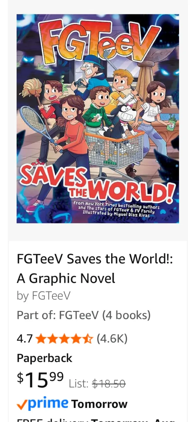 FGTeeV Saves the World! Graphic Novel thumbnail