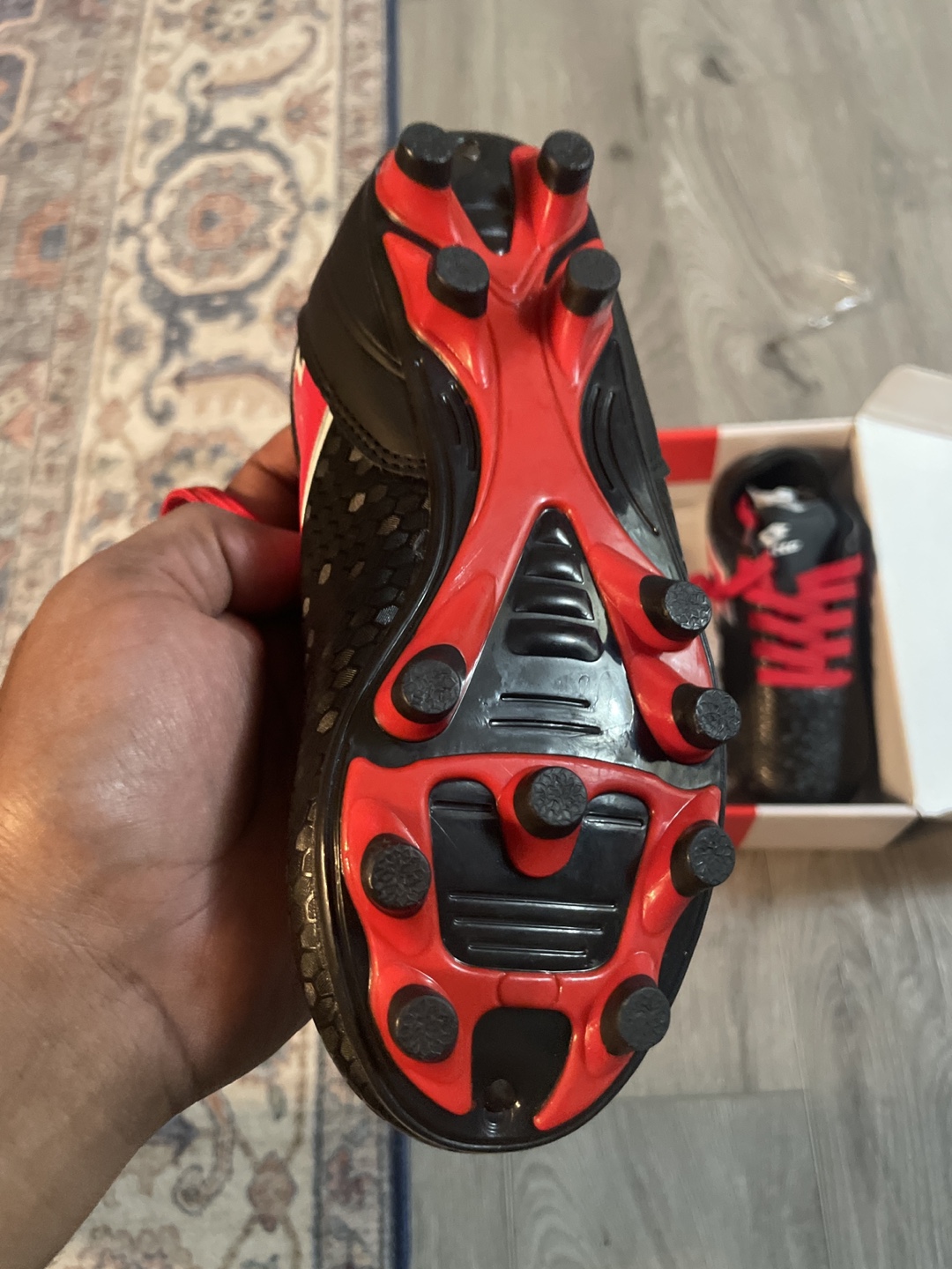 New Lotto Storm Youth Soccer Cleats US 13 - photo 2