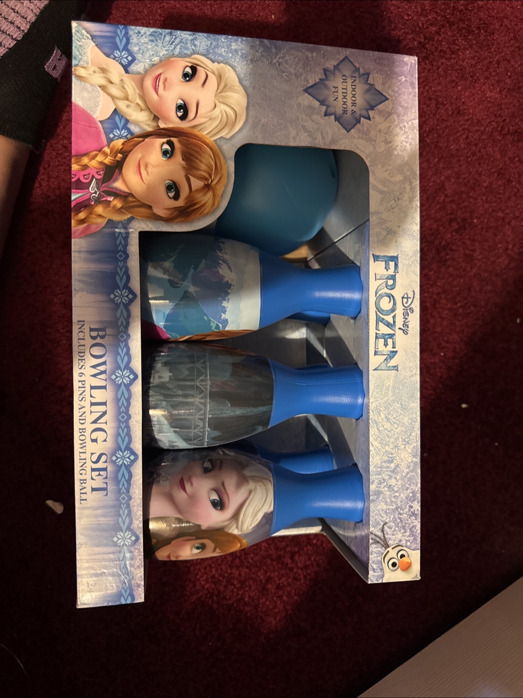 Disney Frozen Bowling Set - Includes 6 Pins & Ball
