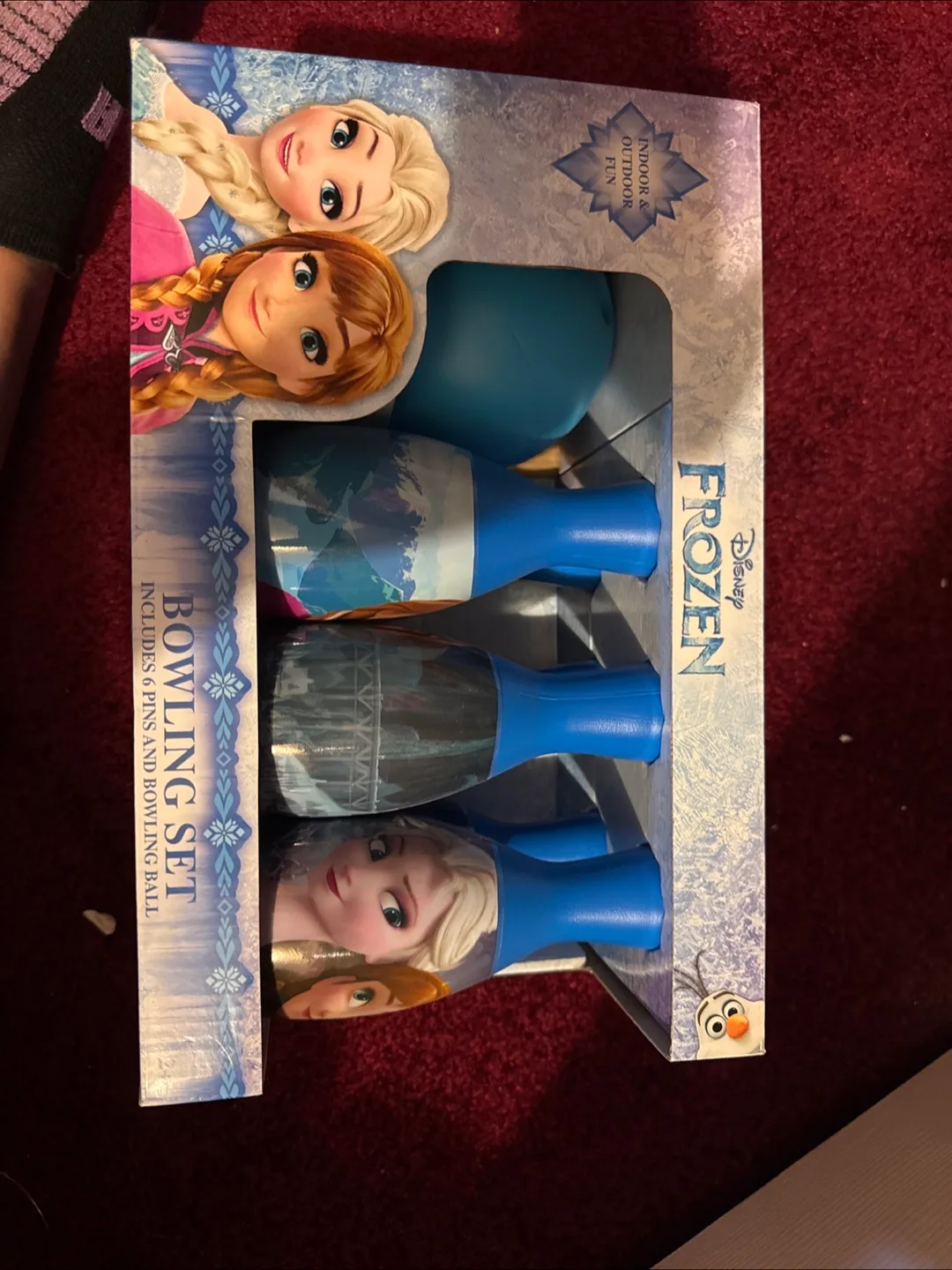 Disney Frozen Bowling Set - Includes 6 Pins & Ball thumbnail
