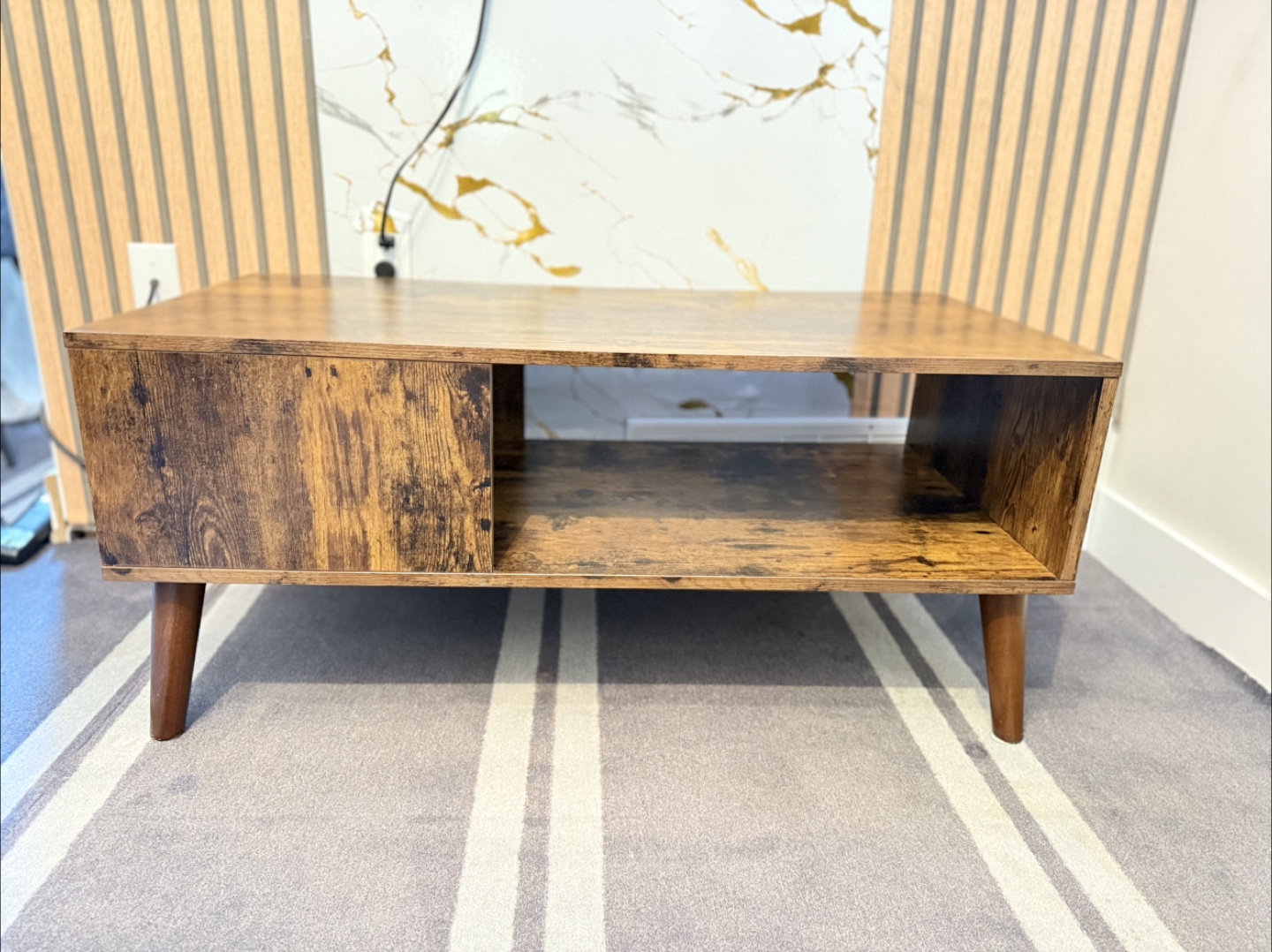 Wood-look TV Stand/Coffee Table - photo 2