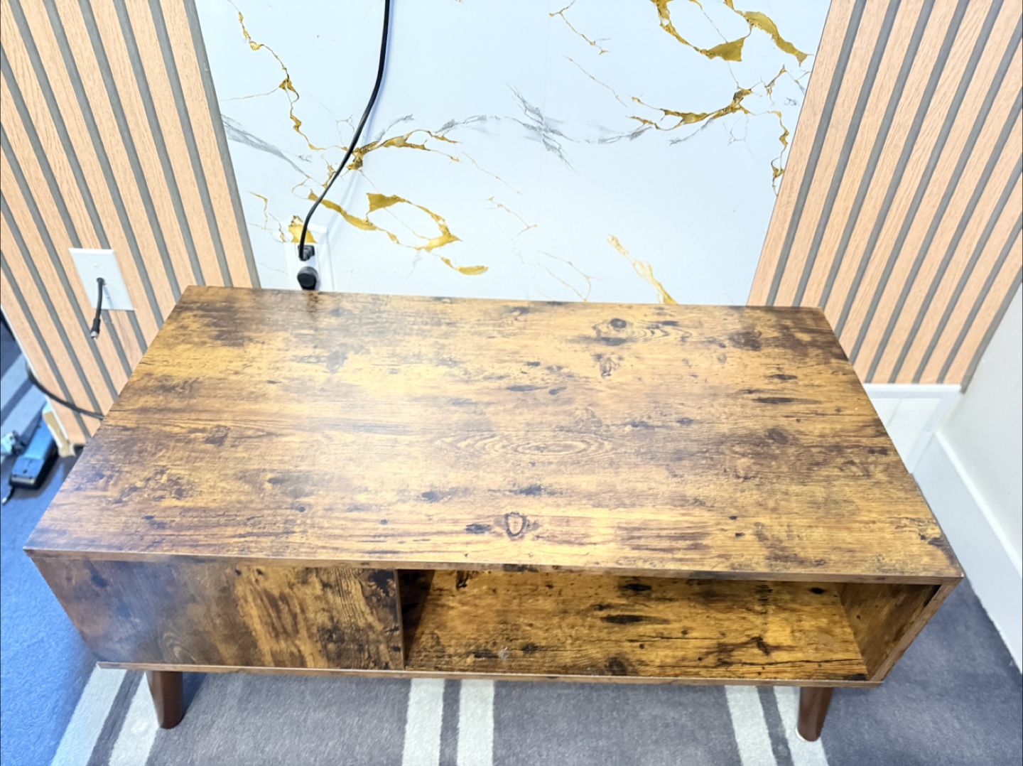 Wood-look TV Stand/Coffee Table - photo 3