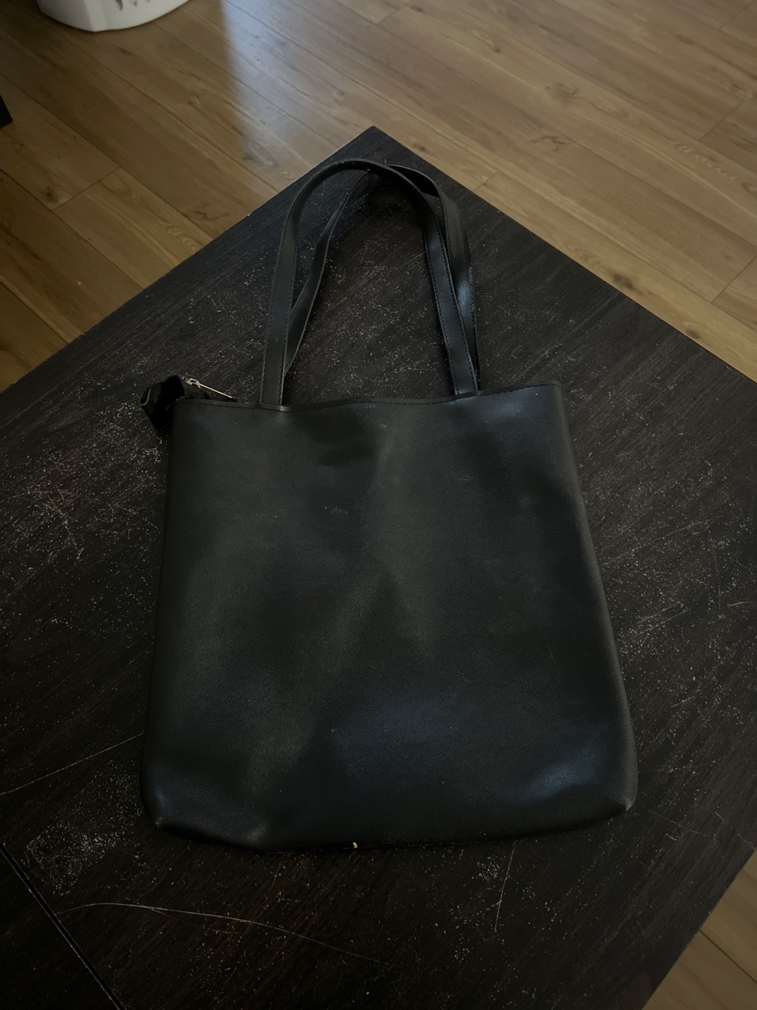 Black Tote Bag with Front Pocket - photo 3