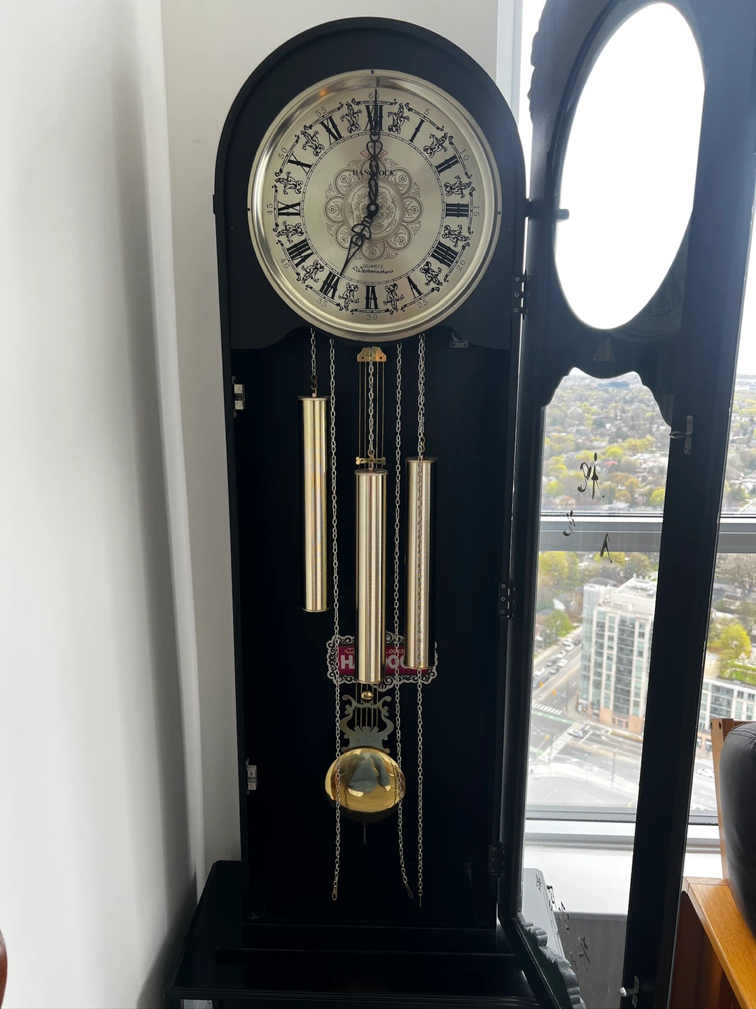 Handock Grandfather Clock - Black - photo 2