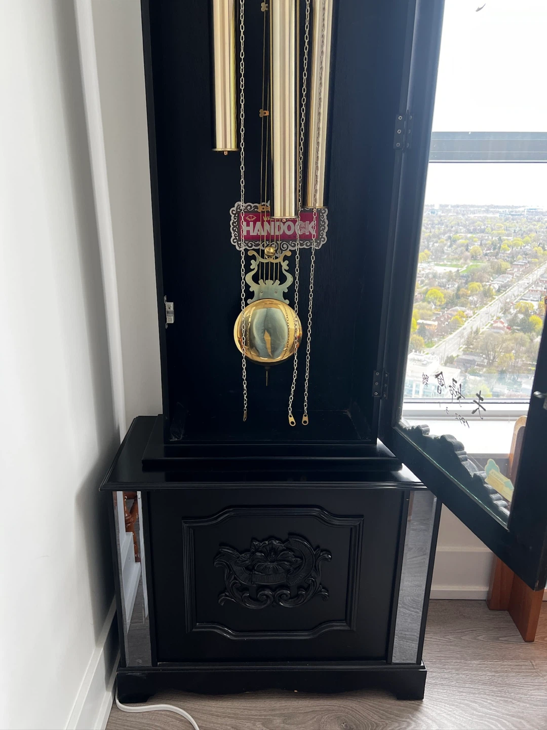 Handock Grandfather Clock - Black - photo 3