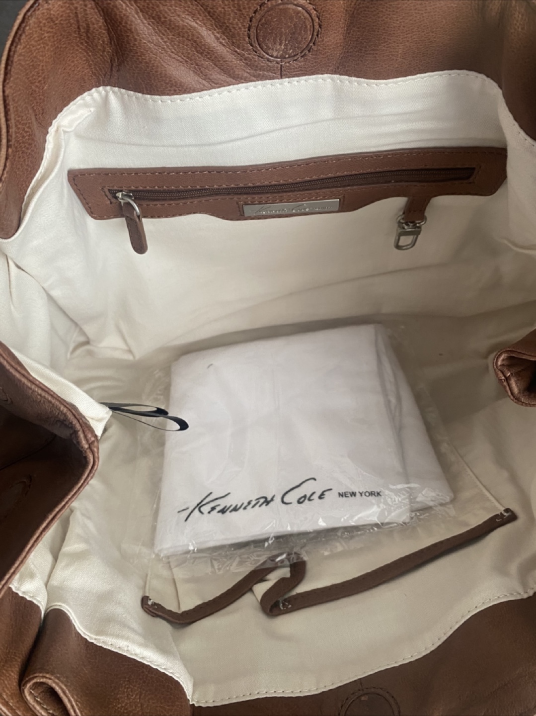 Vintage Kenneth Cole Leather Handbag - photo 4